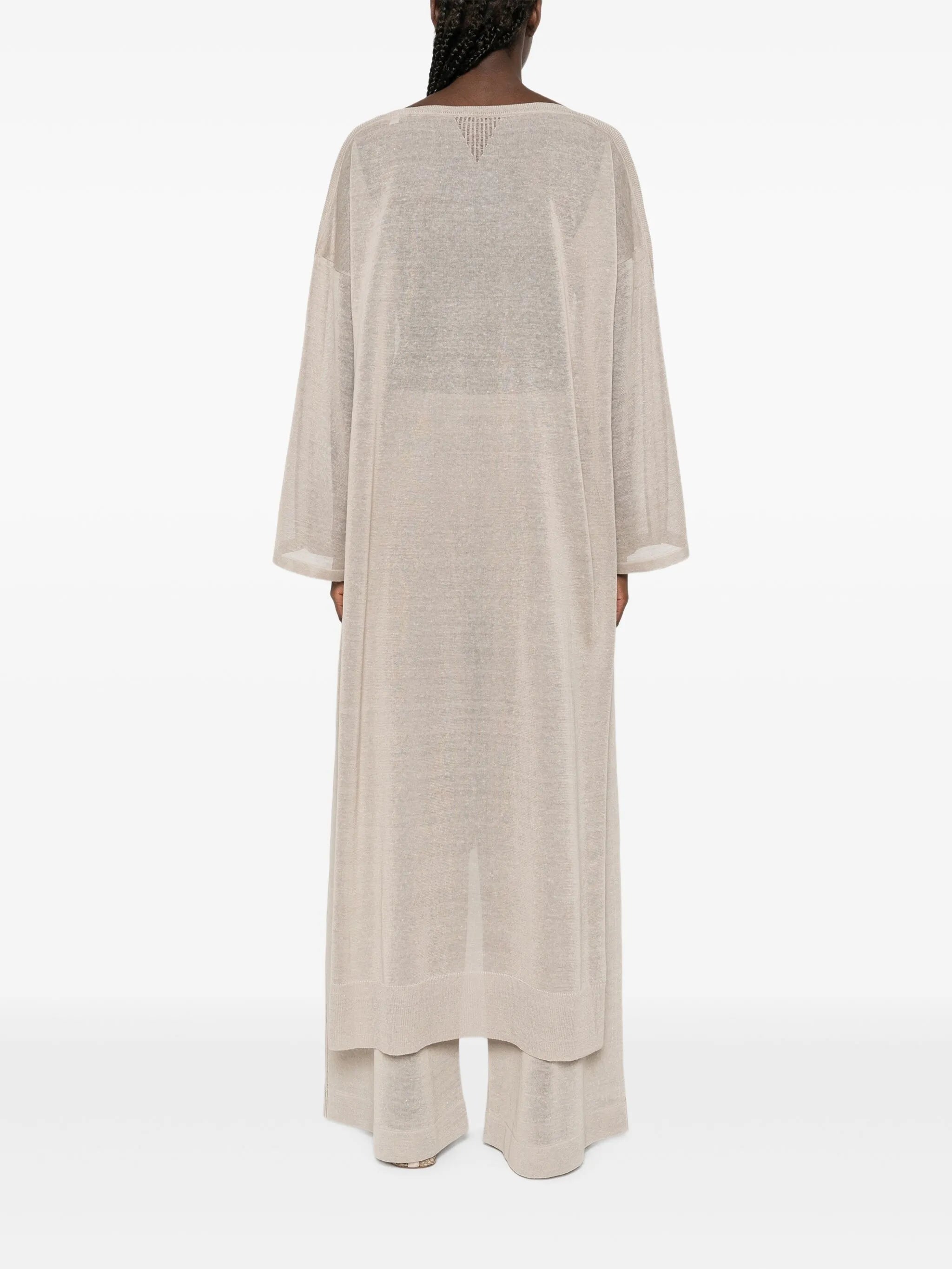 long sleeve knitted dress