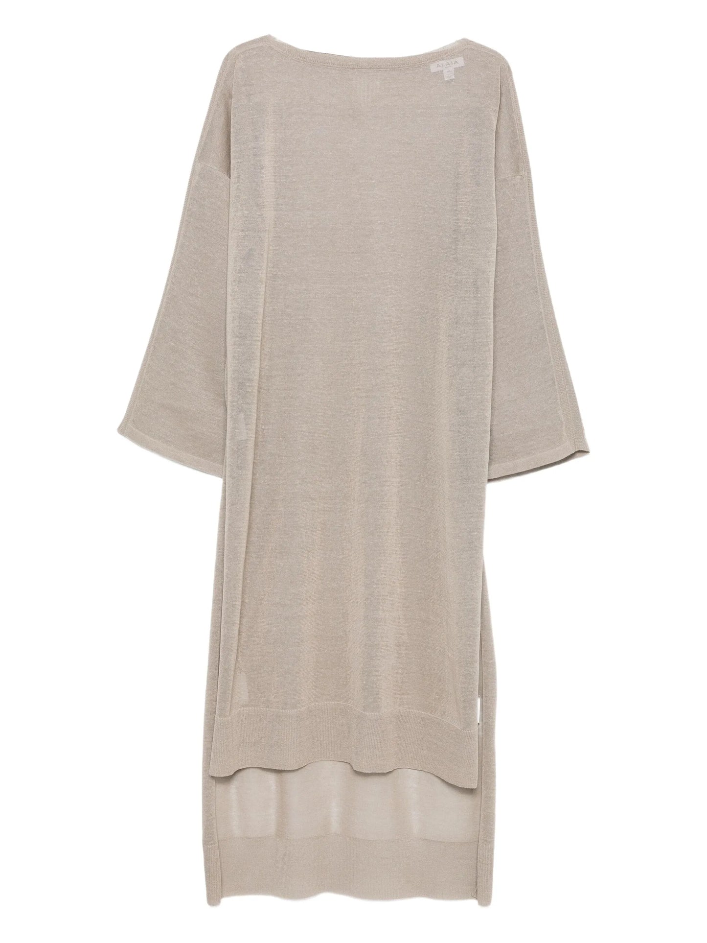 long sleeve knitted dress