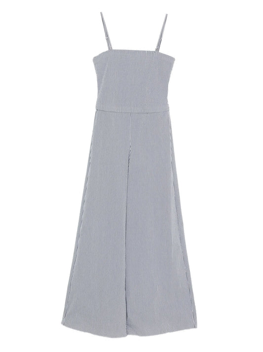 striped jumpsuit
