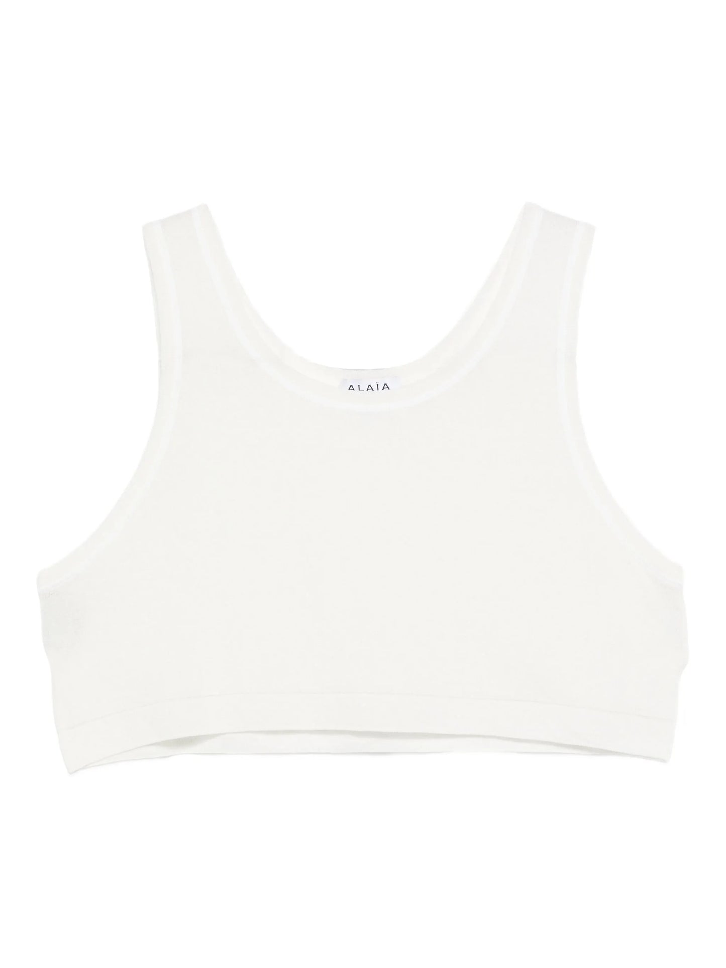 sleeveless cropped top