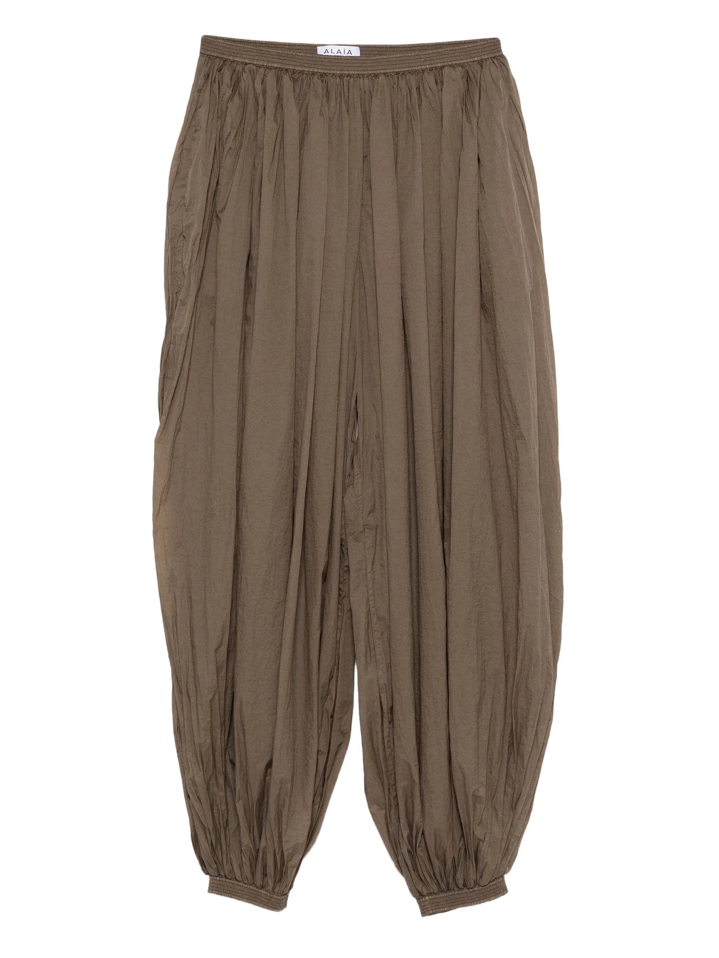 pleat-detail balloon trousers