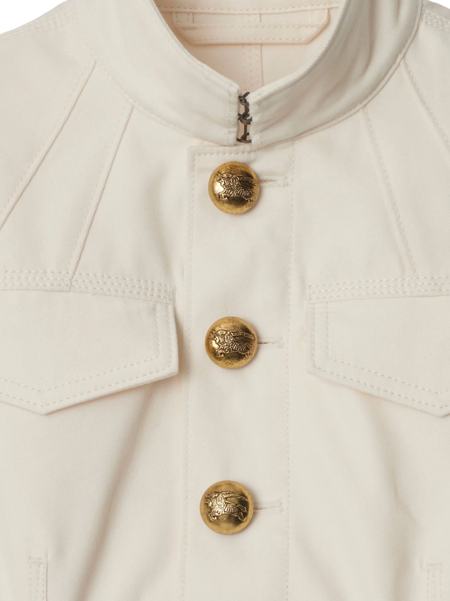 cropped cotton jacket