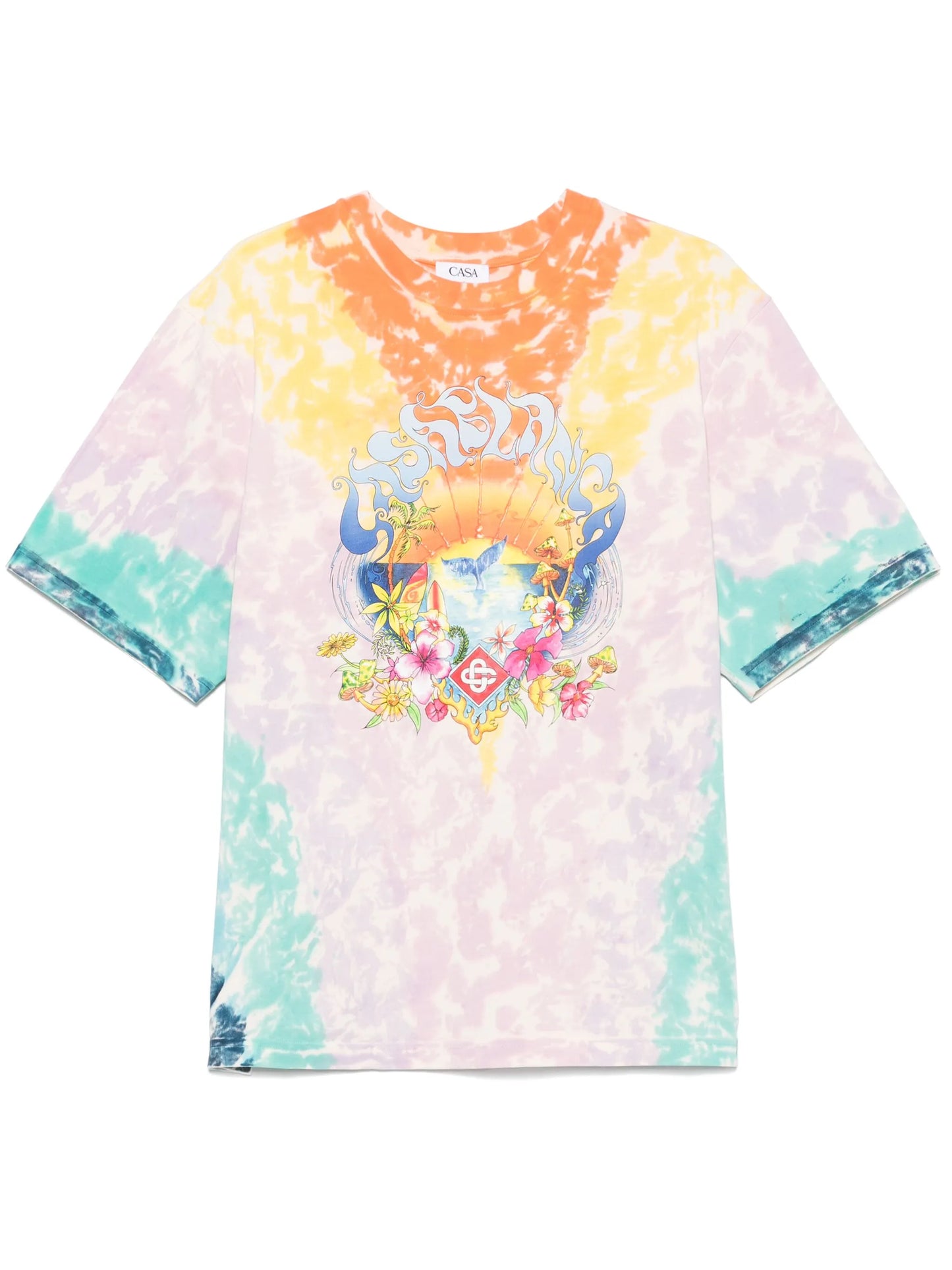 Surf-trip tie-dye T-shirt