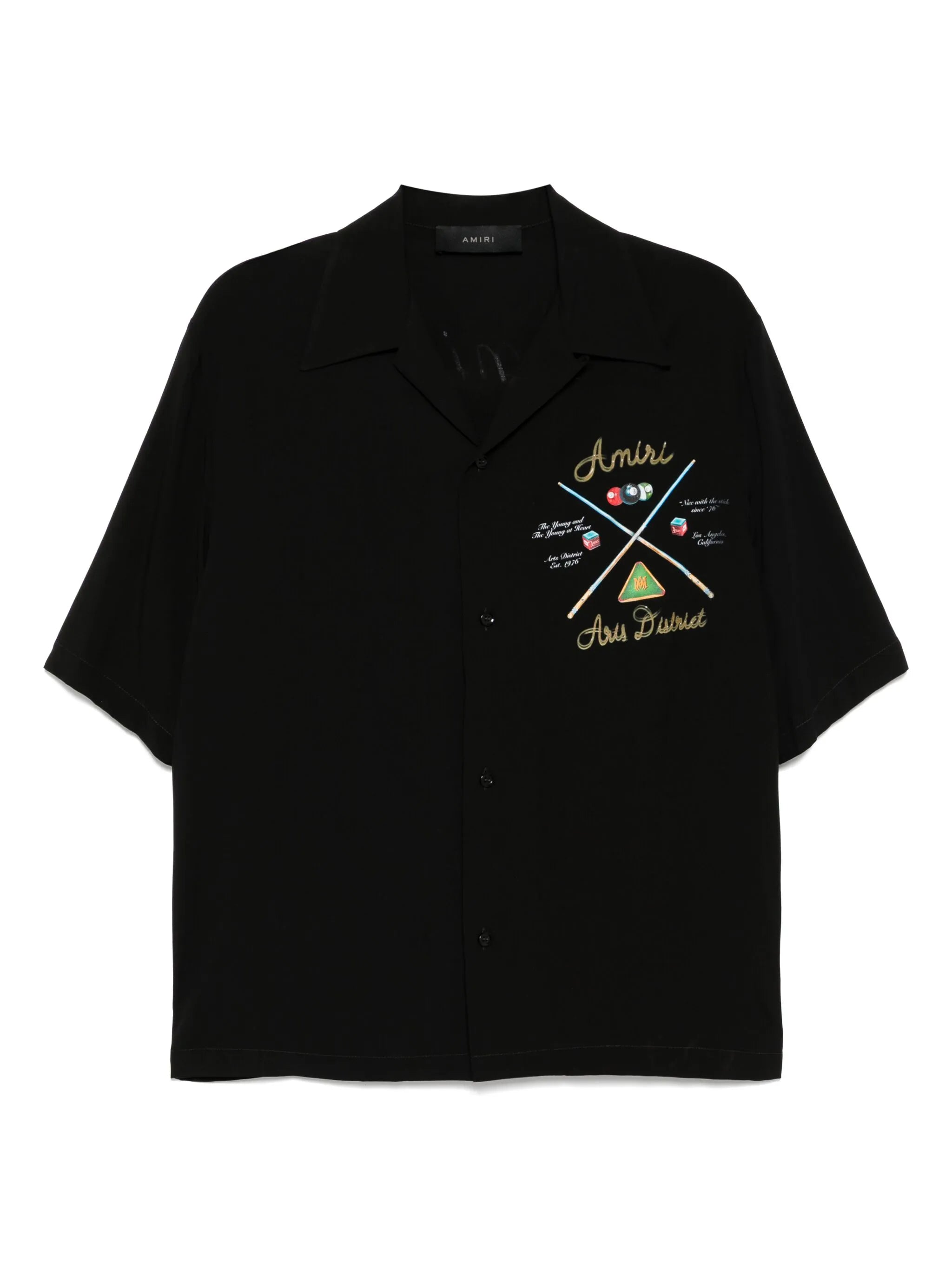 pool cue bowling shirt