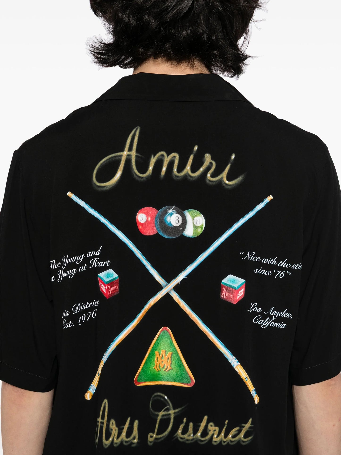 pool cue bowling shirt