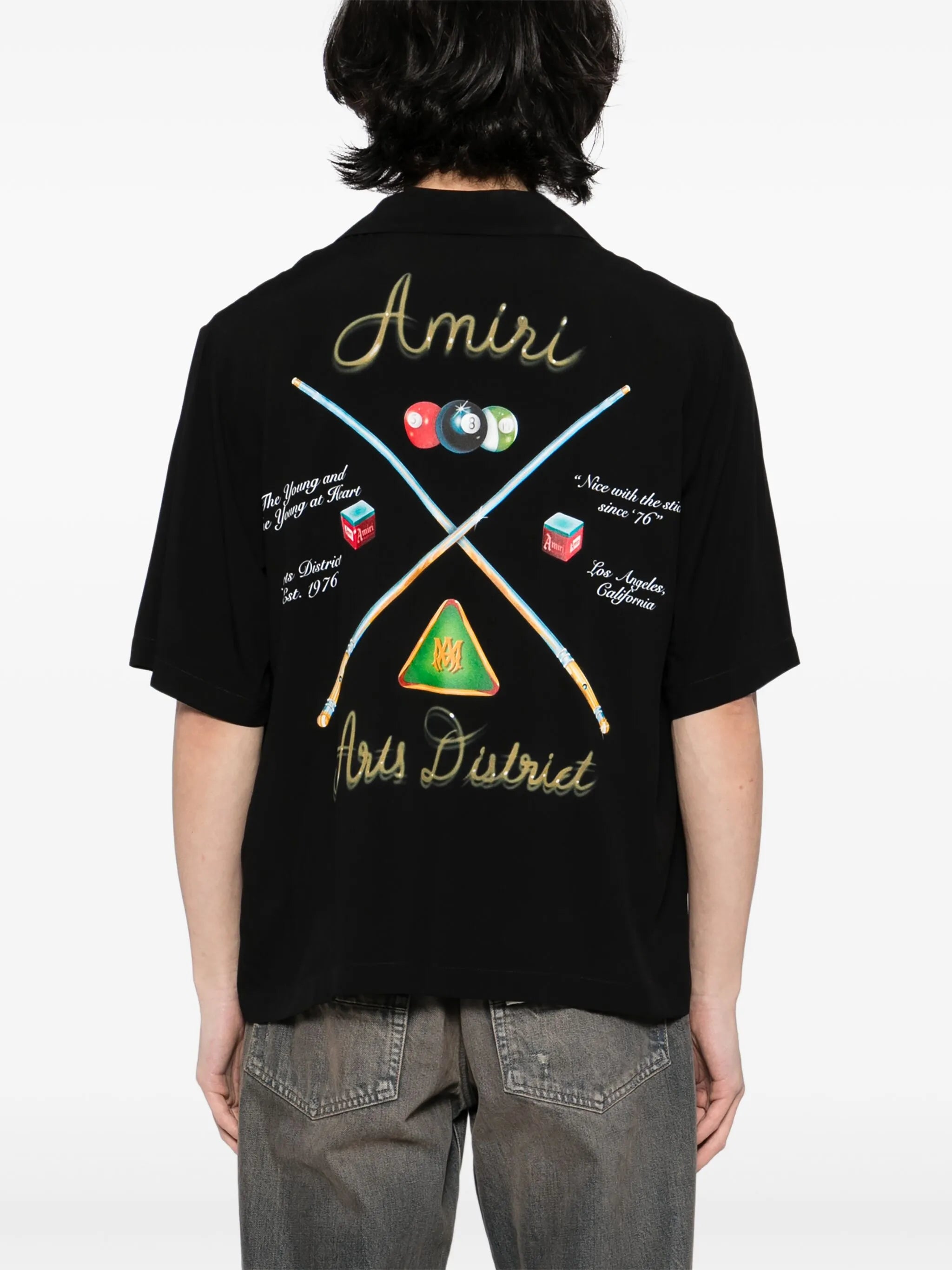 pool cue bowling shirt
