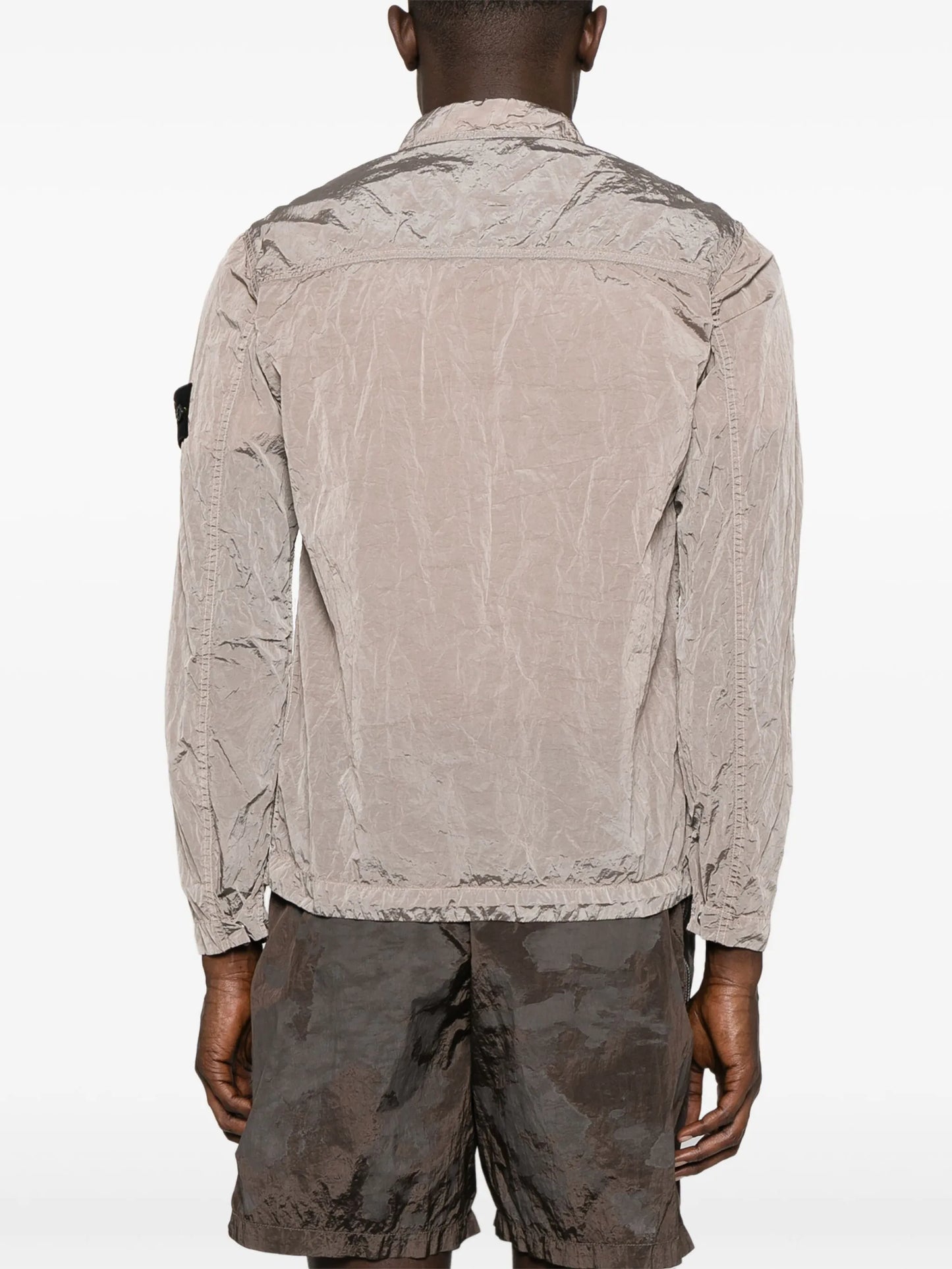 crinkled jacket
