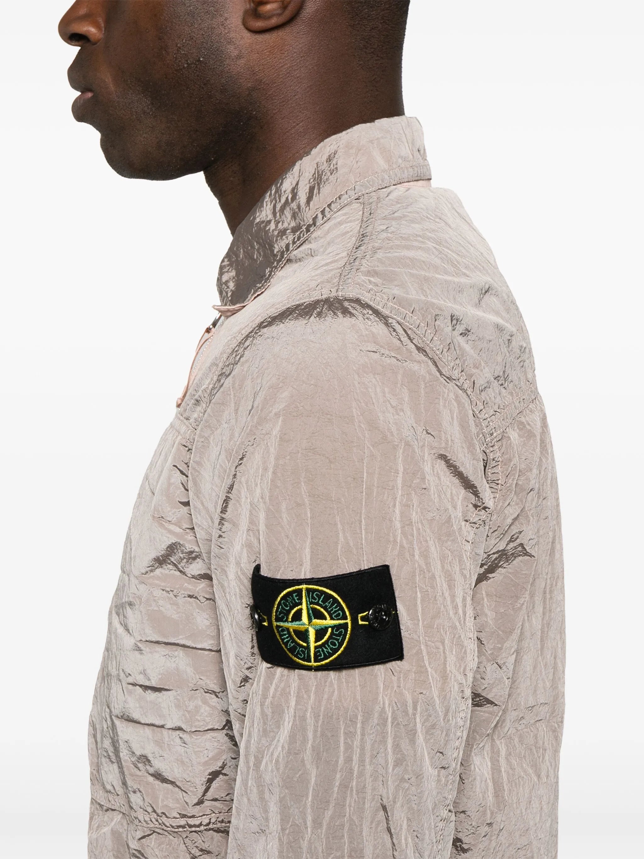 crinkled jacket
