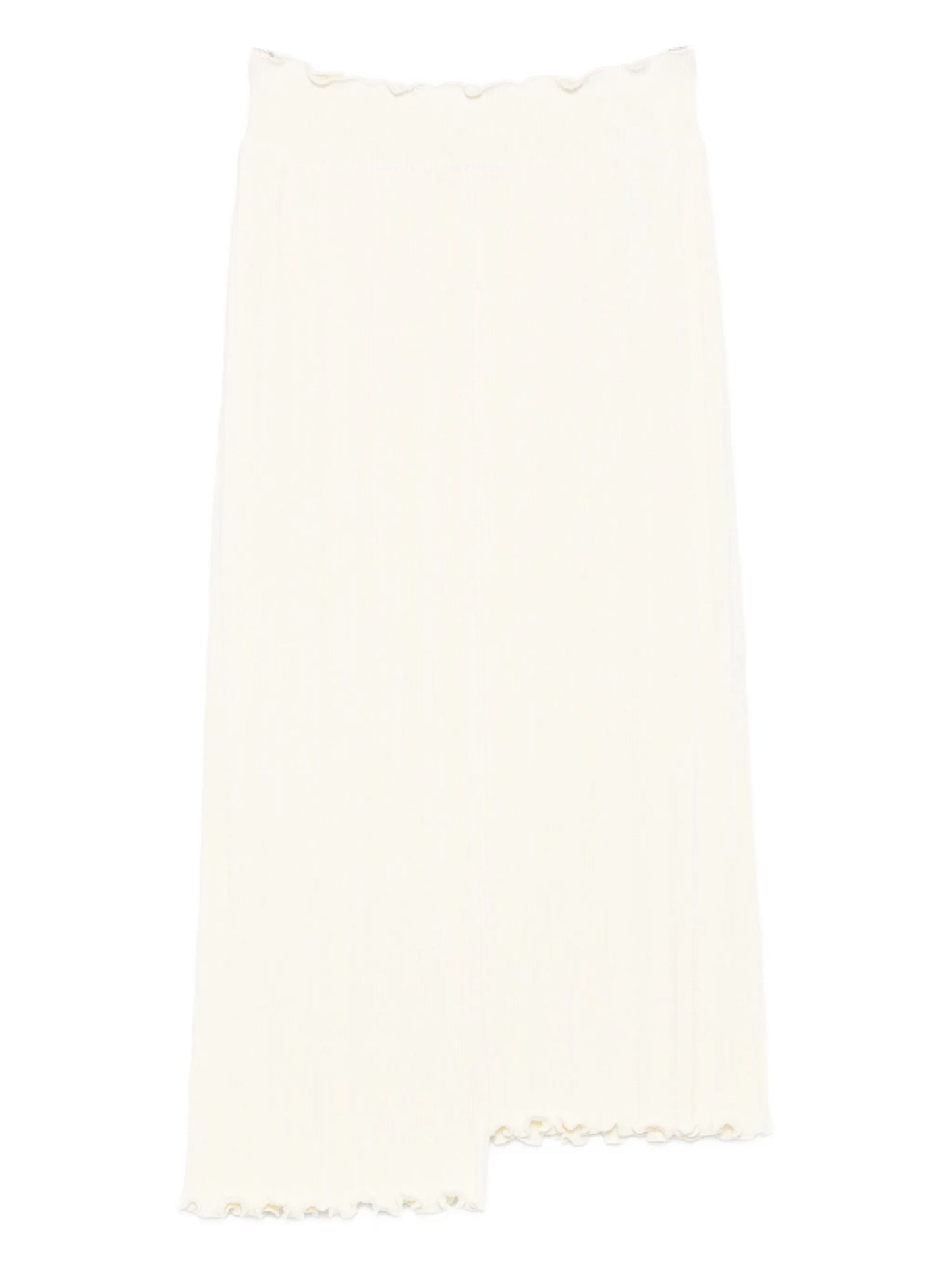 asymmetric midi skirt