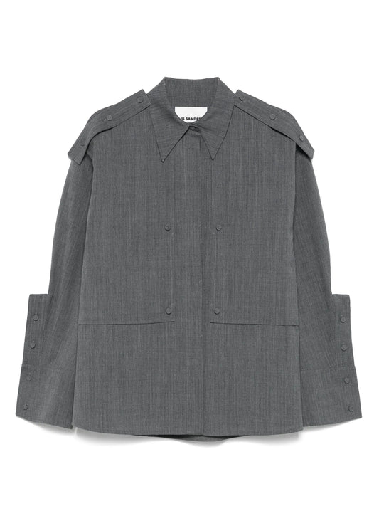 maxi-cuff shirt
