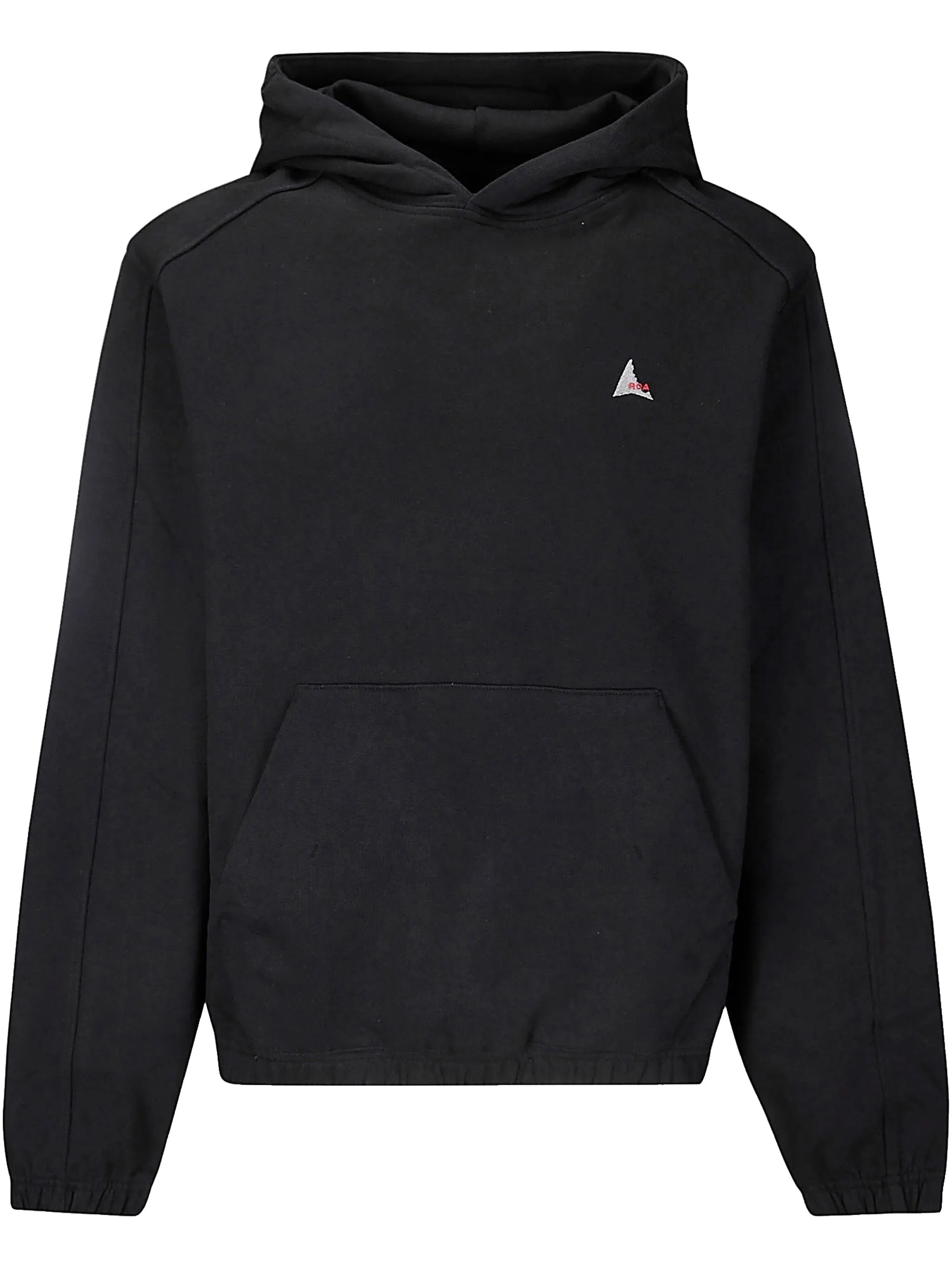 logo-embroidered hoodie