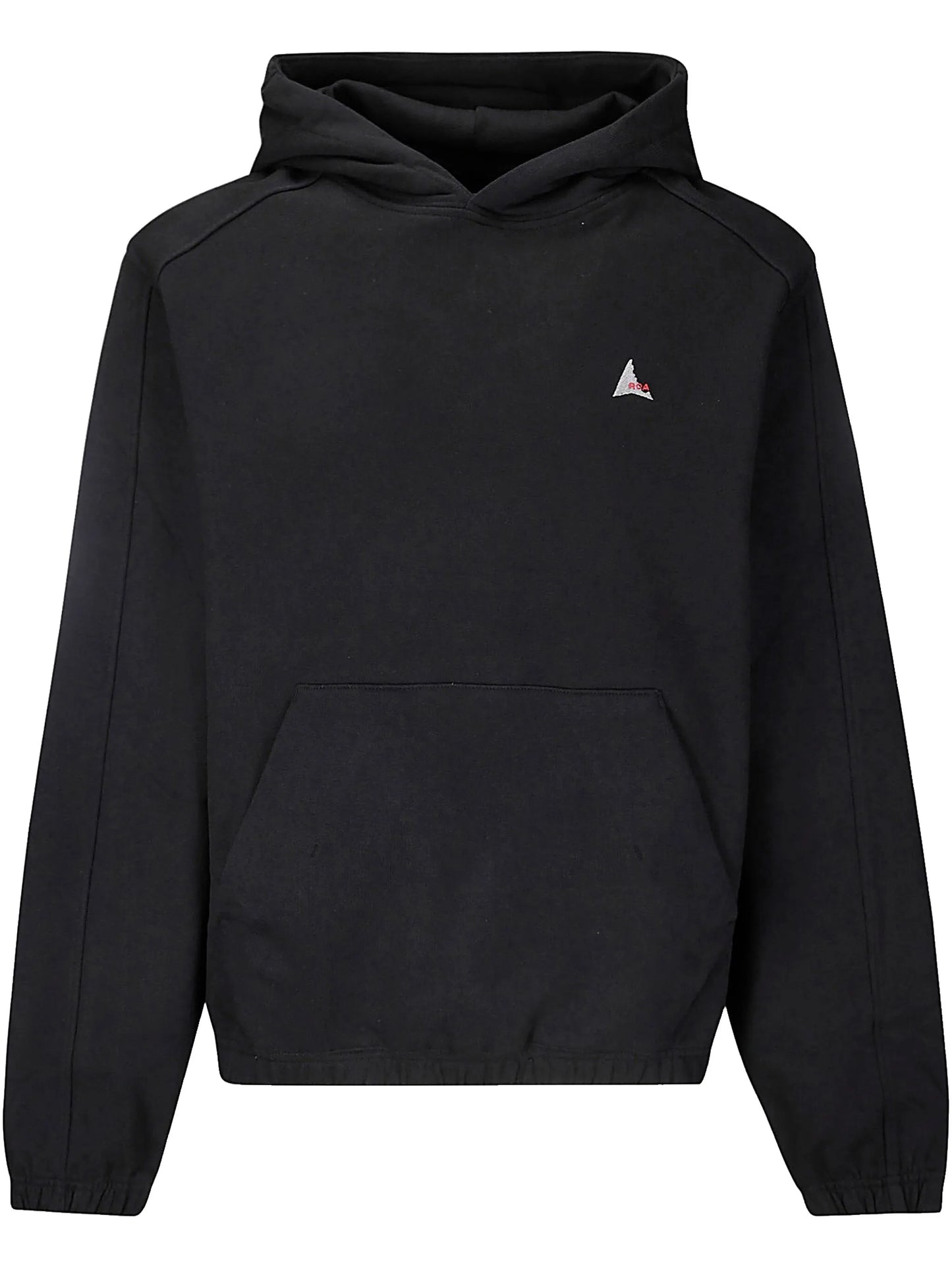 logo-embroidered hoodie