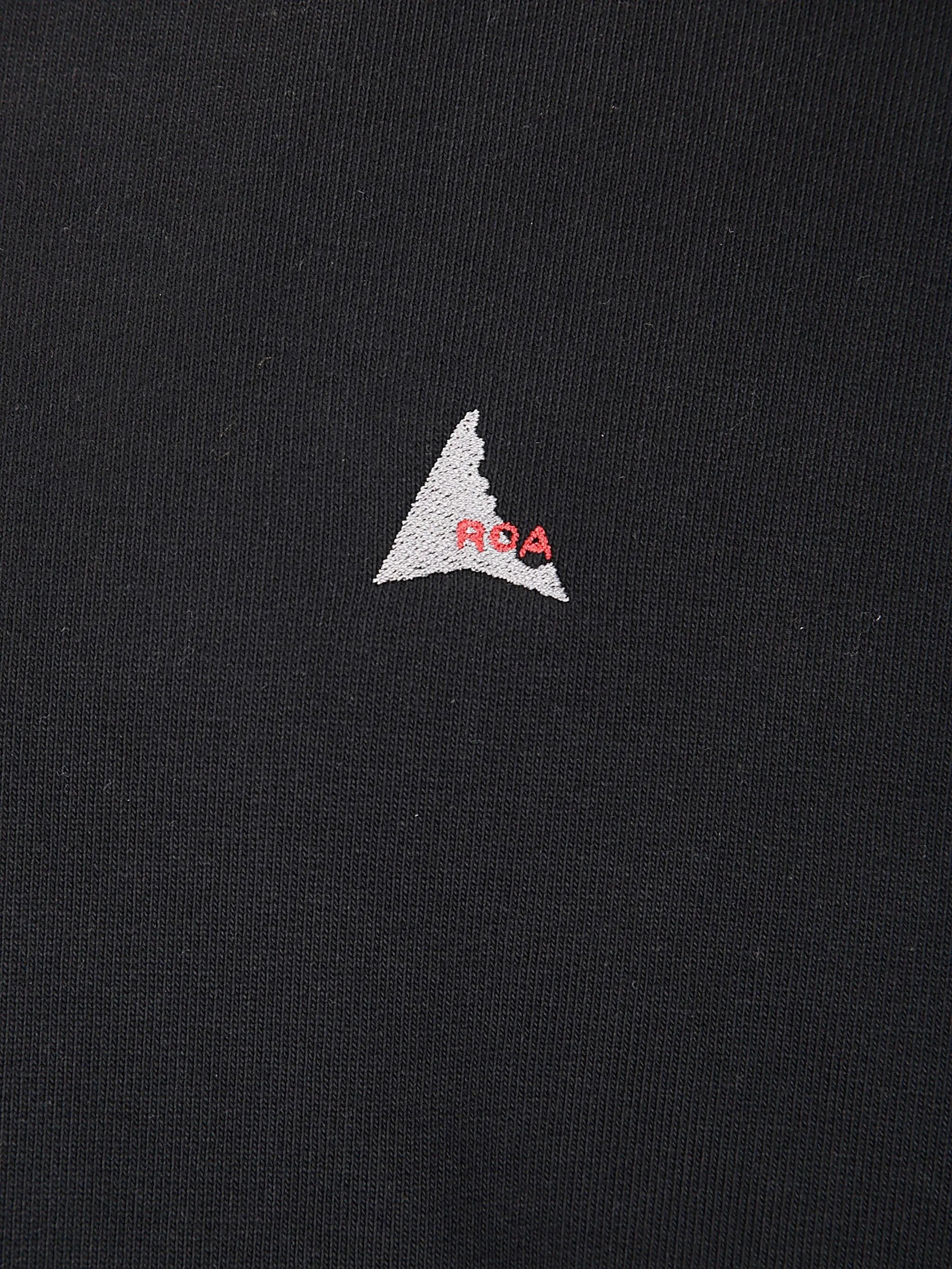logo-embroidered hoodie