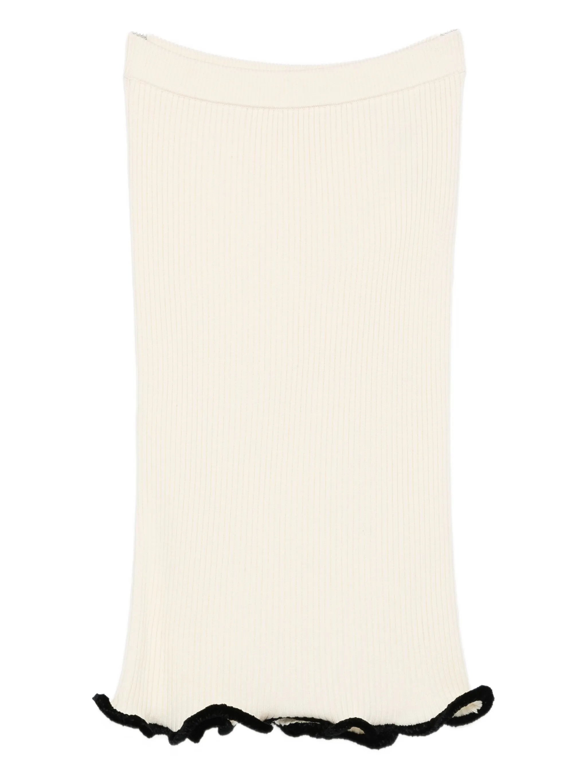 asymmetric midi skirt