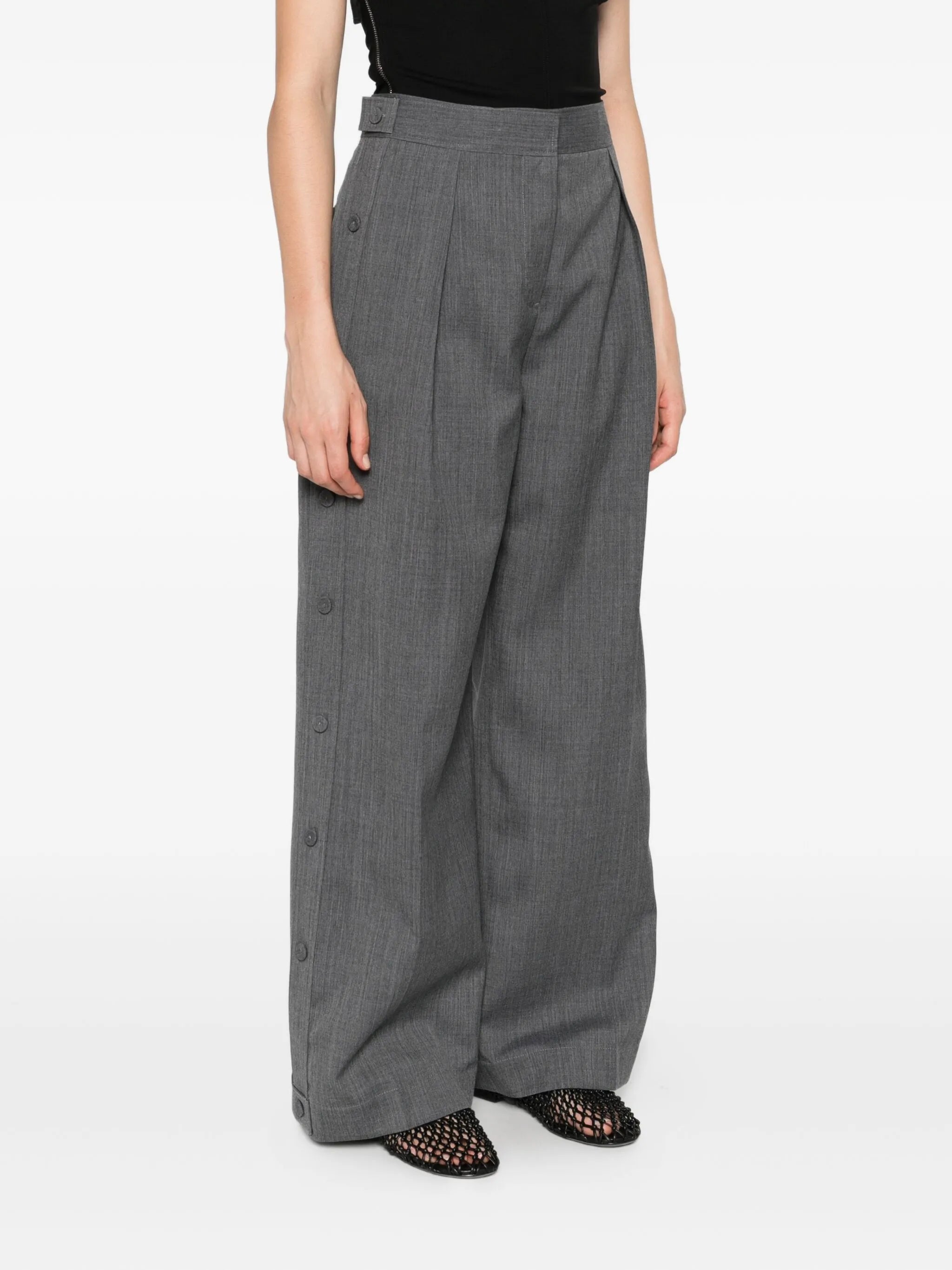 buttoned trousers