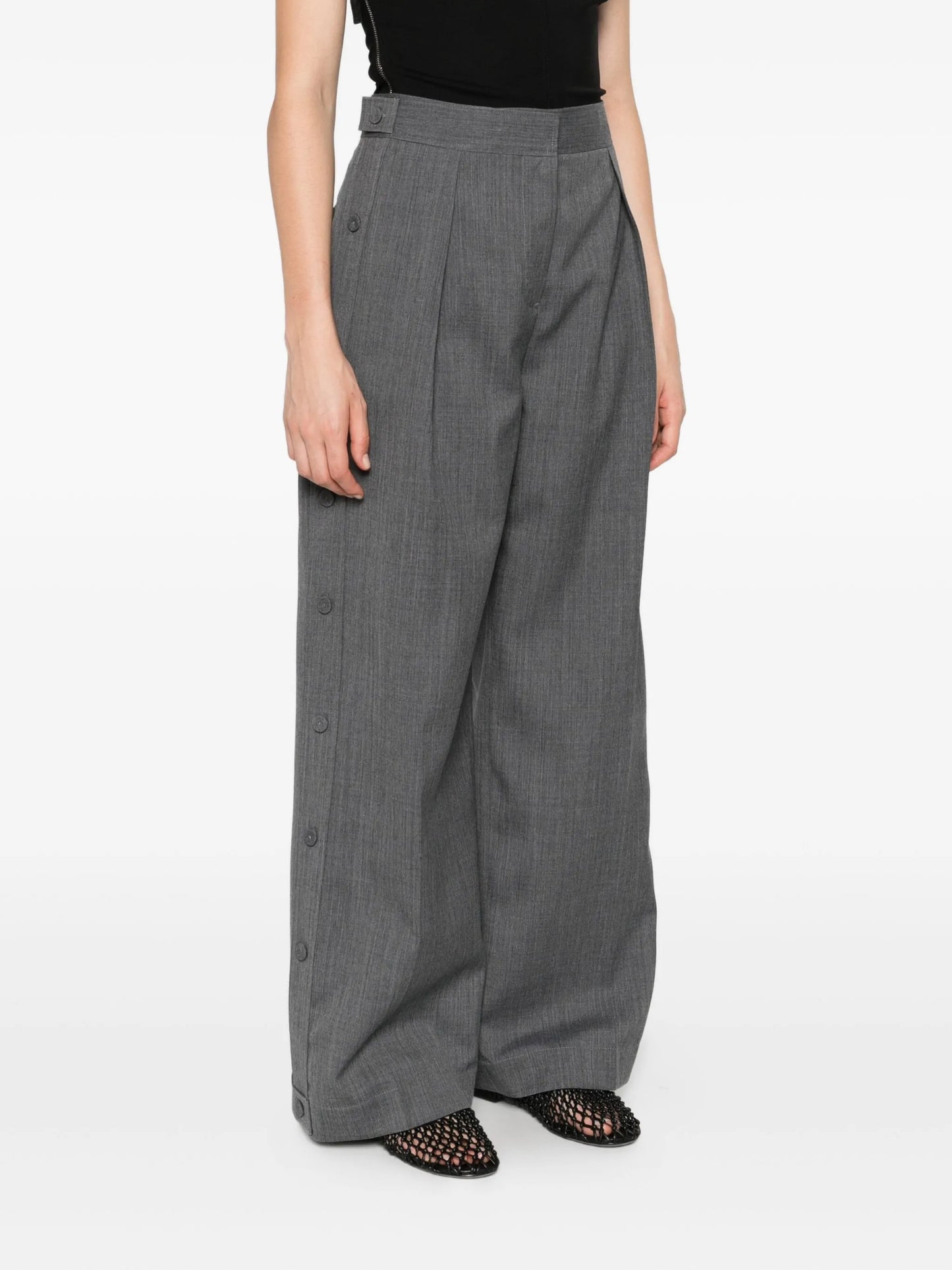 buttoned trousers