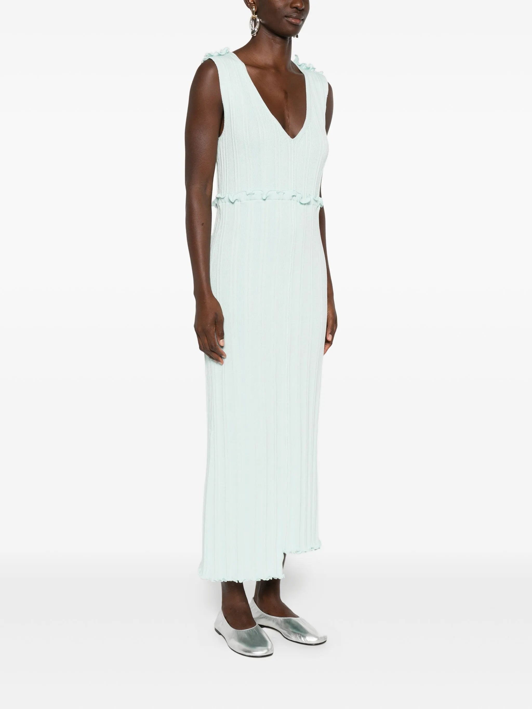 asymmetric midi dress