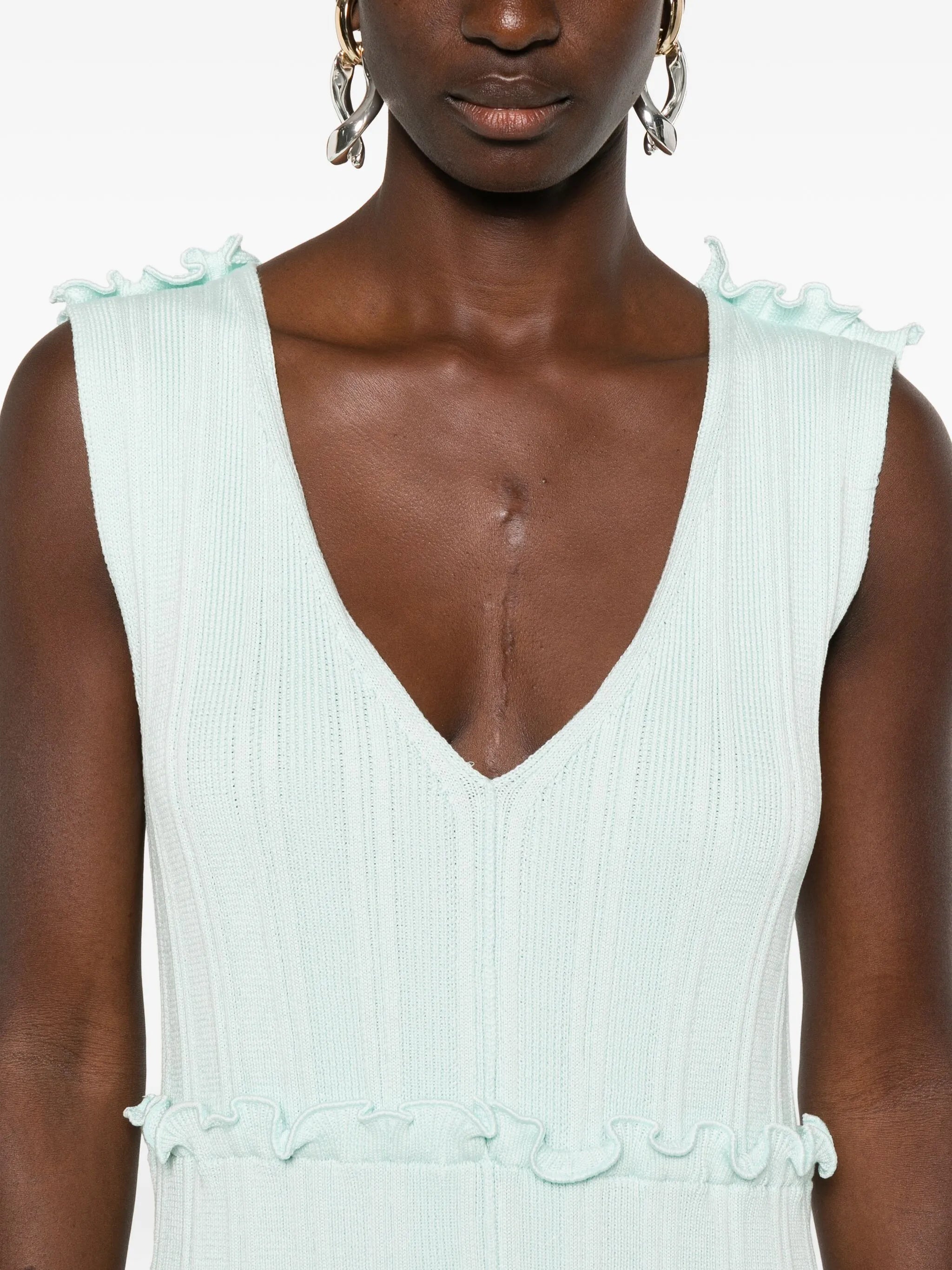 asymmetric midi dress