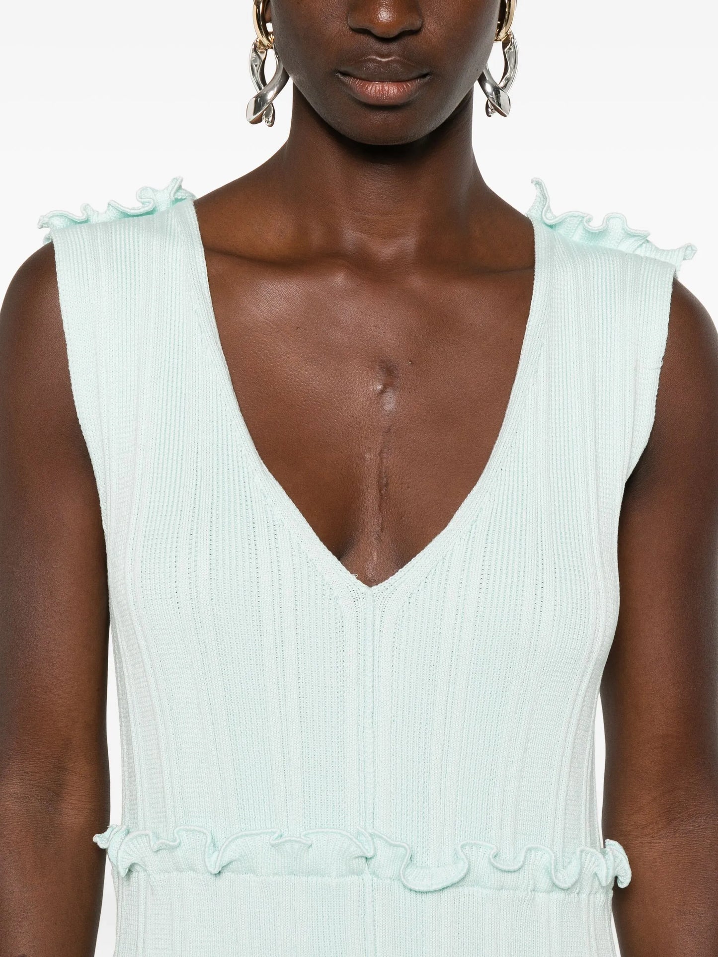 asymmetric midi dress