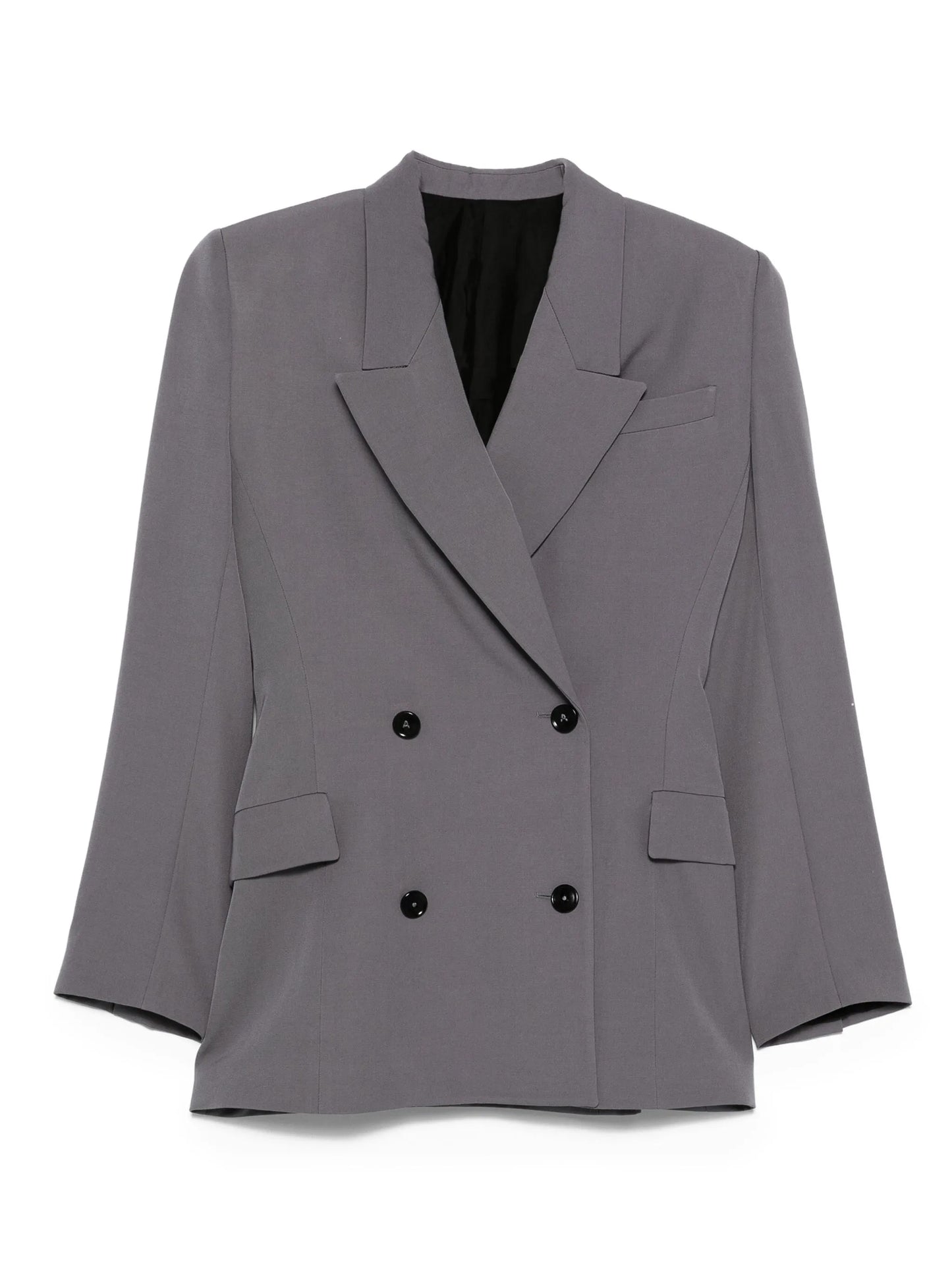 wool double-breasted blazer