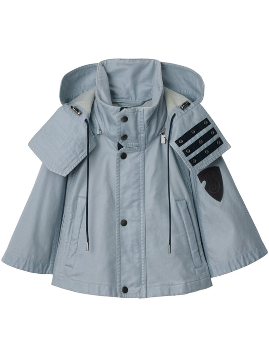 hooded cape
