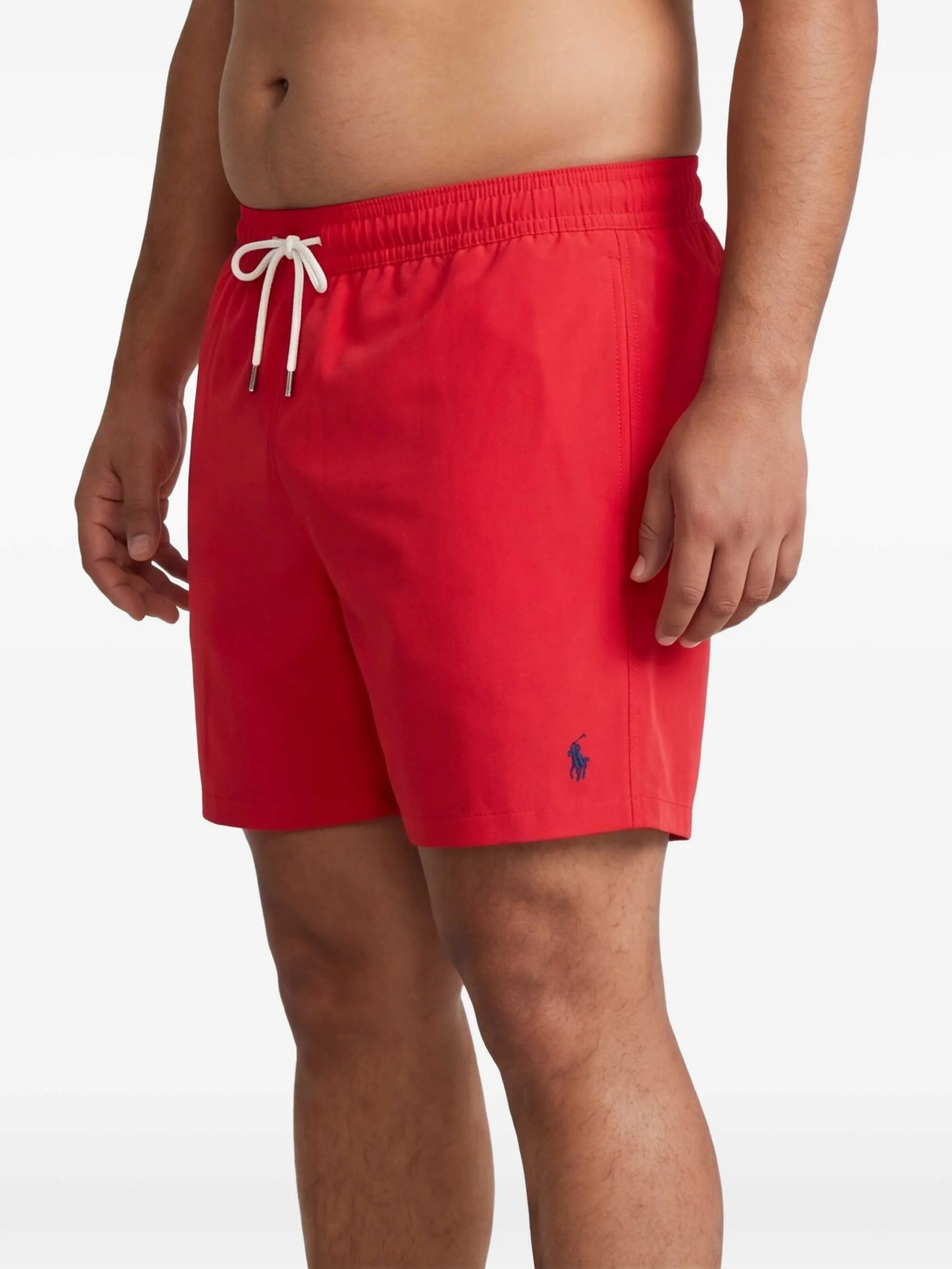 logo-embroidered swim shorts