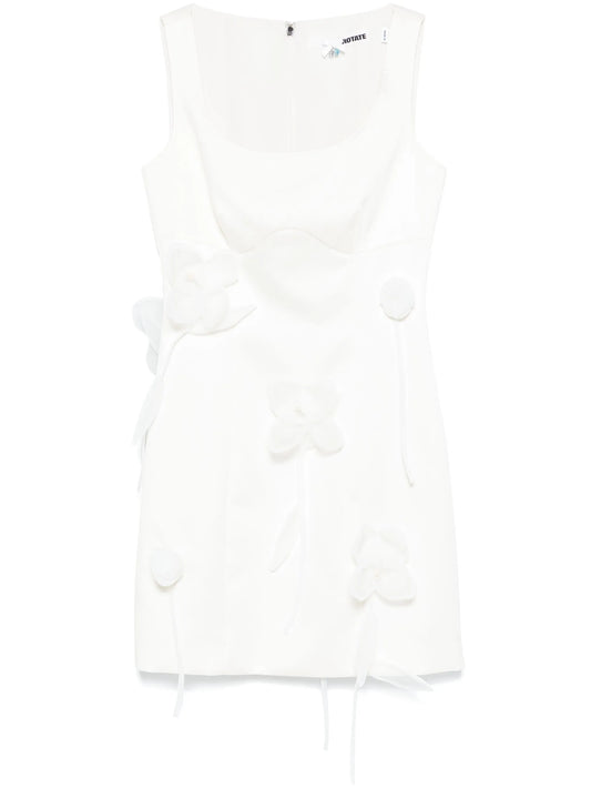 3D lily mini dress