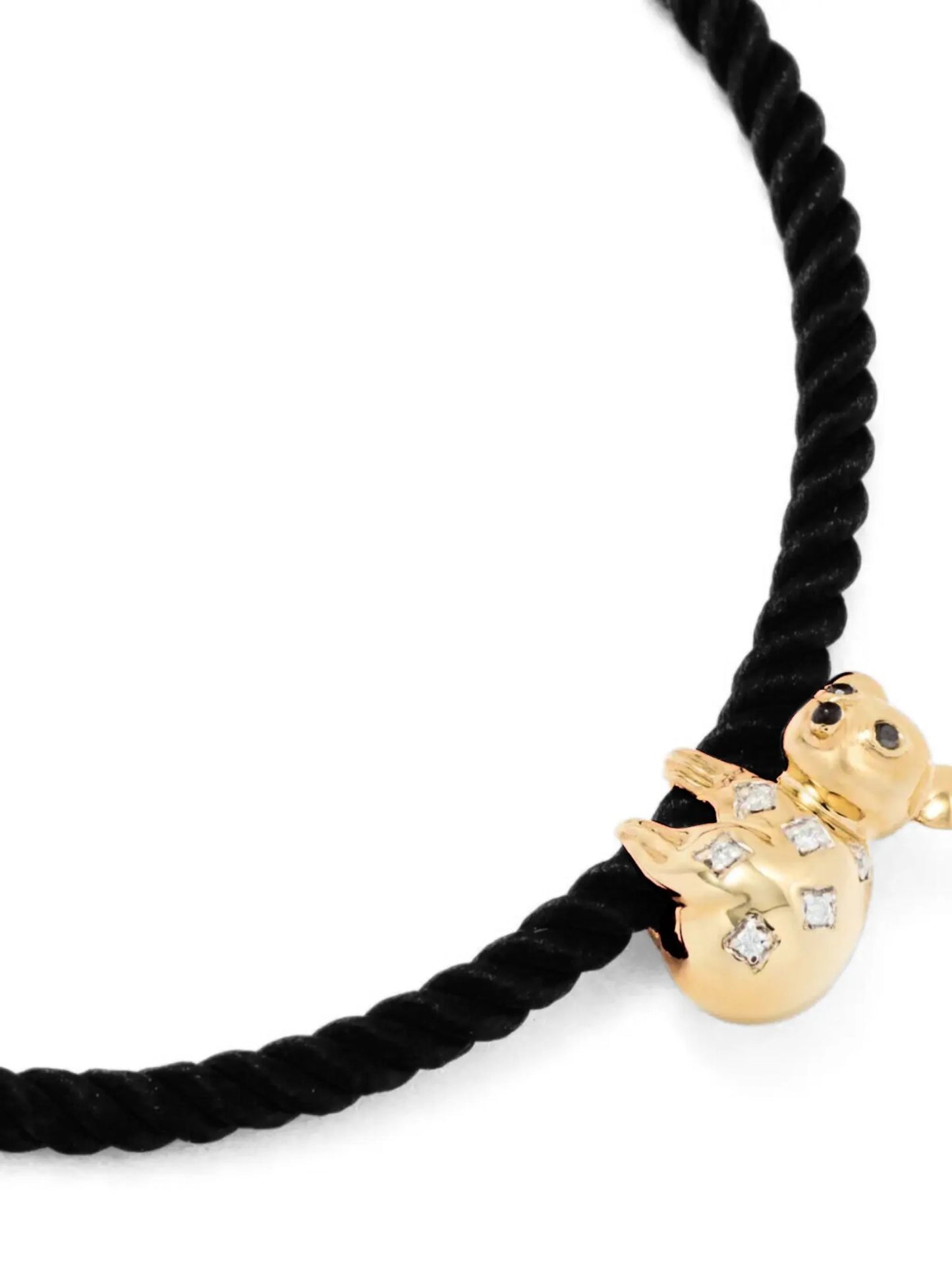 9K yellow gold Koala diamond bracelet