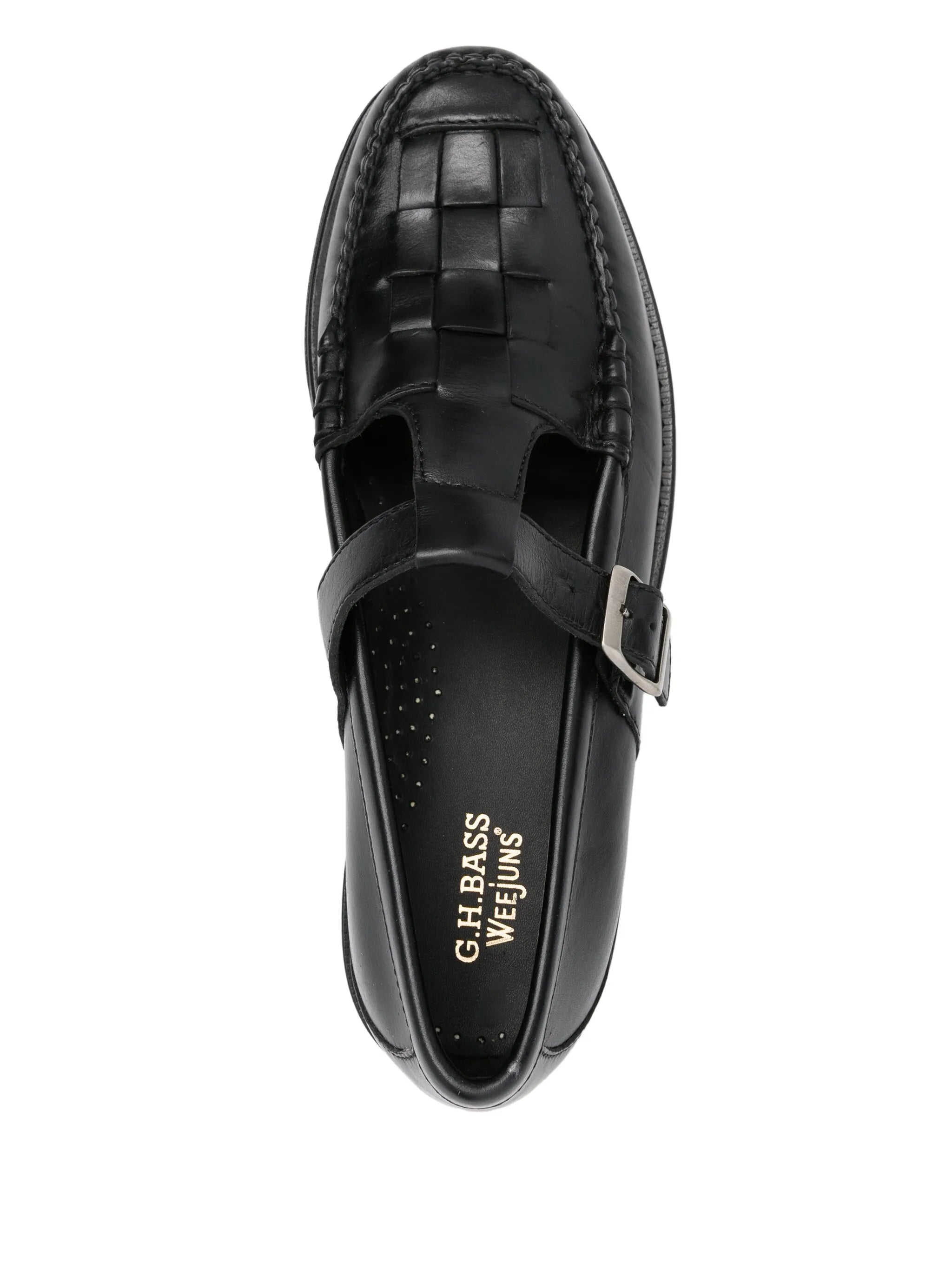 Weejuns Fisherman sandals in black leather