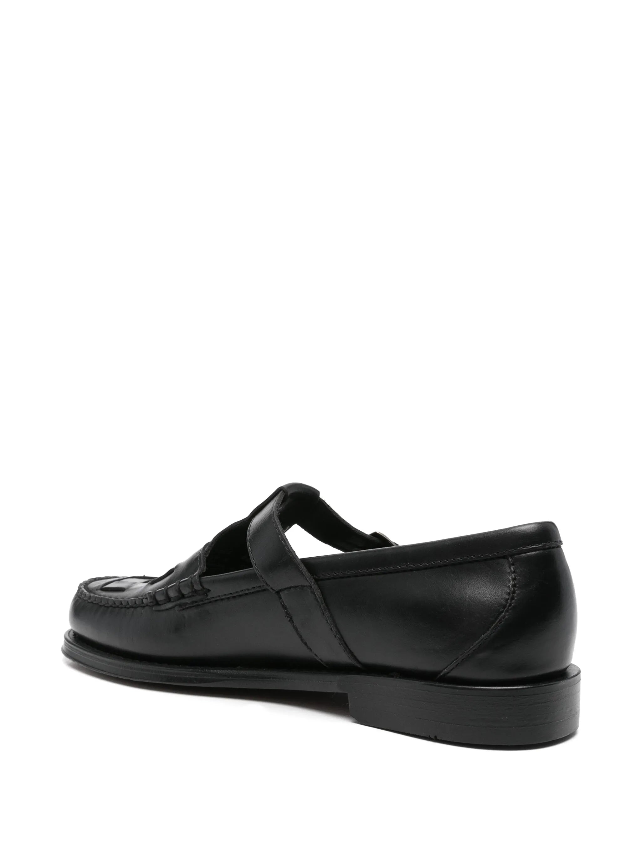 Weejuns Fisherman sandals in black leather