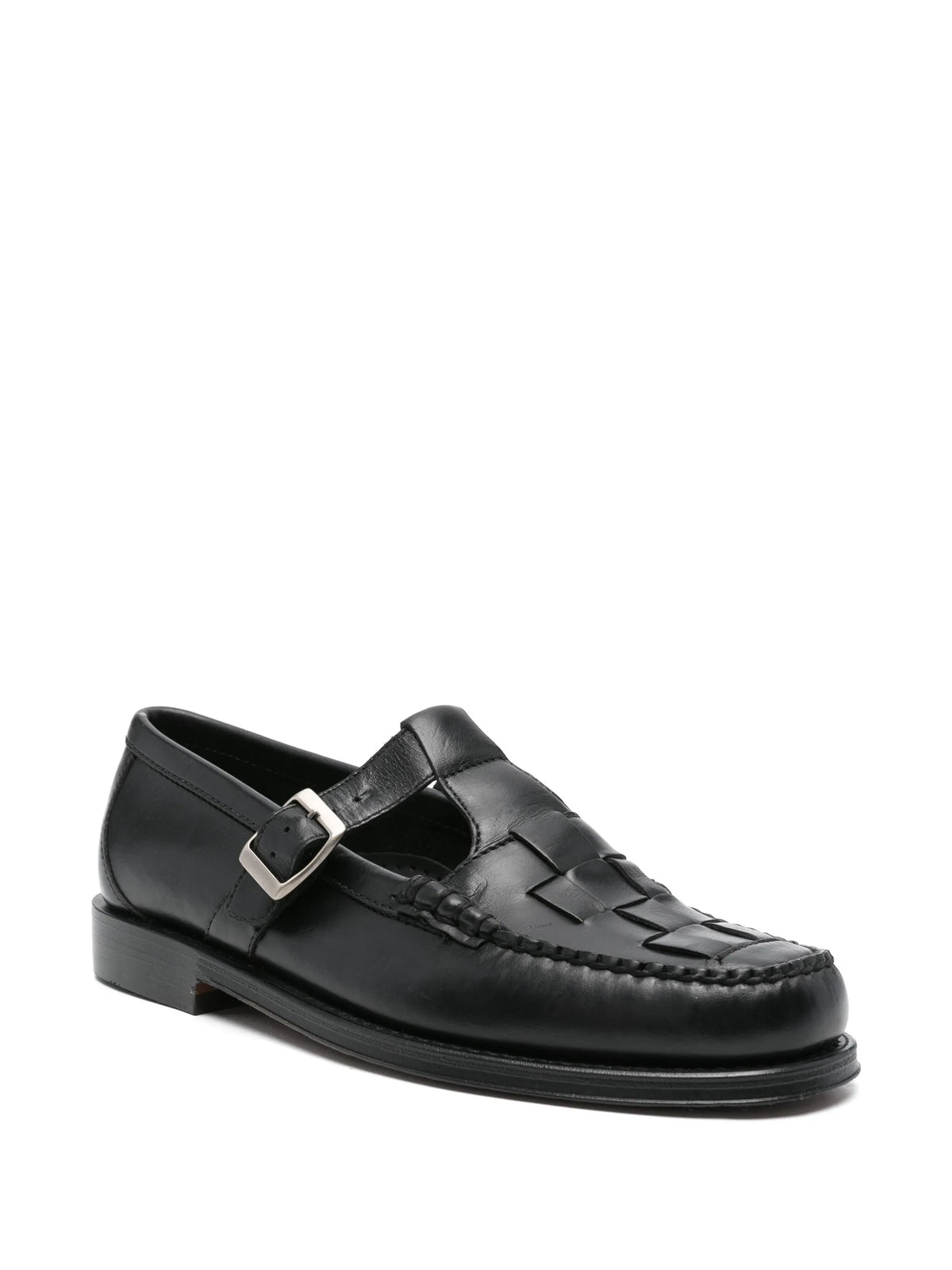 Weejuns Fisherman sandals in black leather
