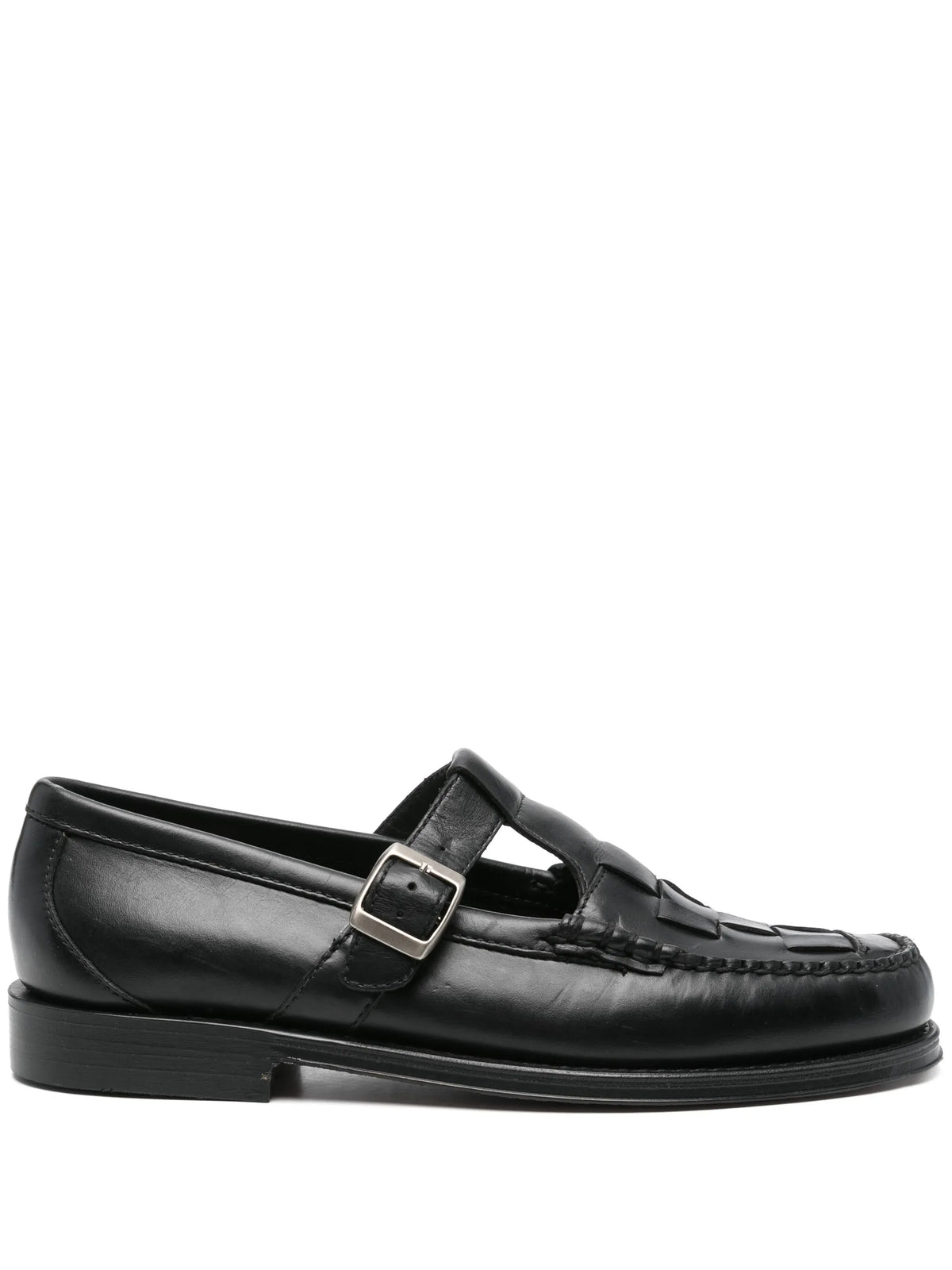 Weejuns Fisherman sandals in black leather