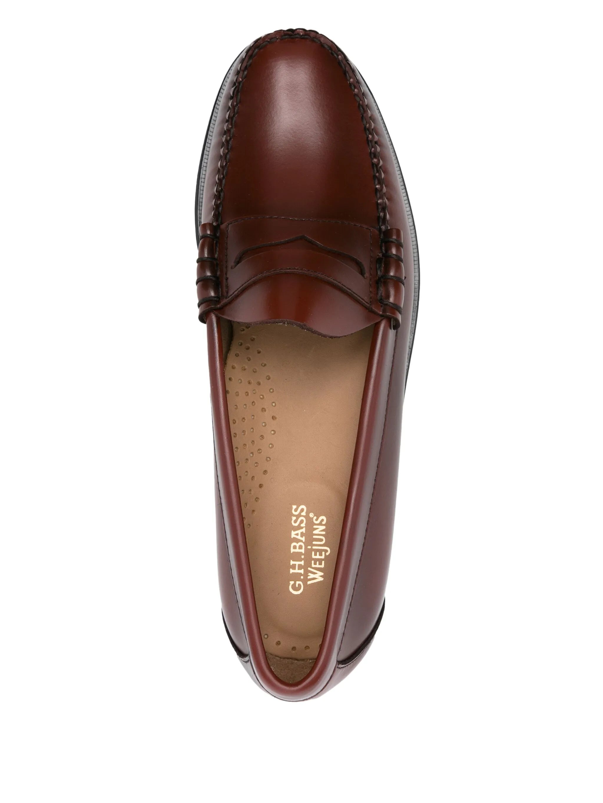 Weejuns Larson Penny loafers in smoke paprika leather