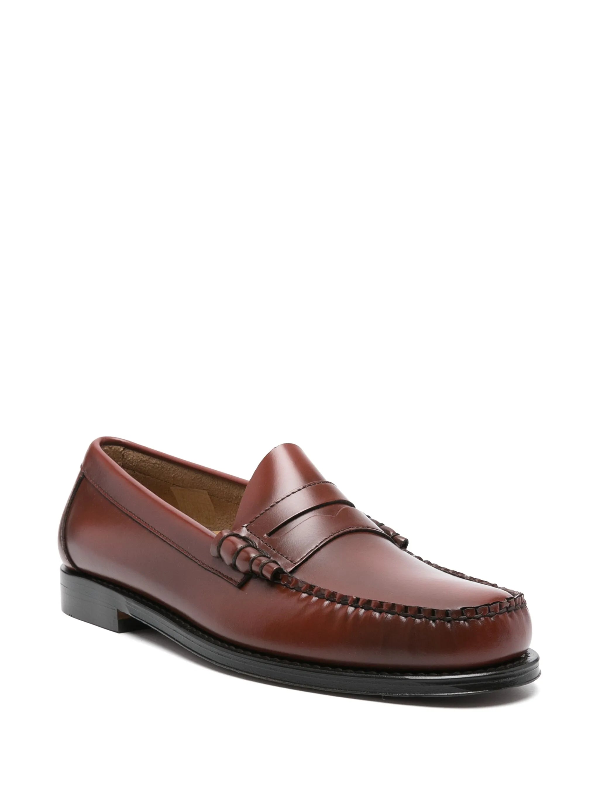 Weejuns Larson Penny loafers in smoke paprika leather