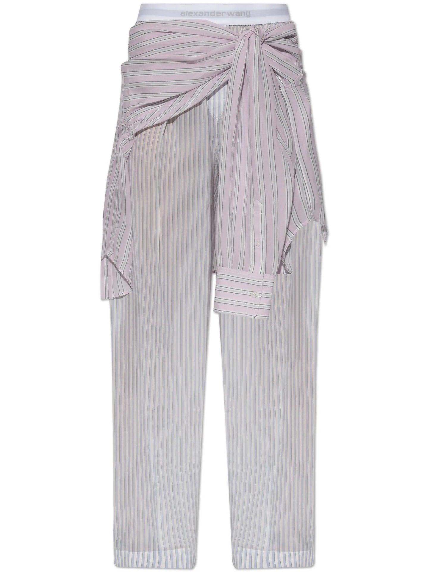 silk trousers