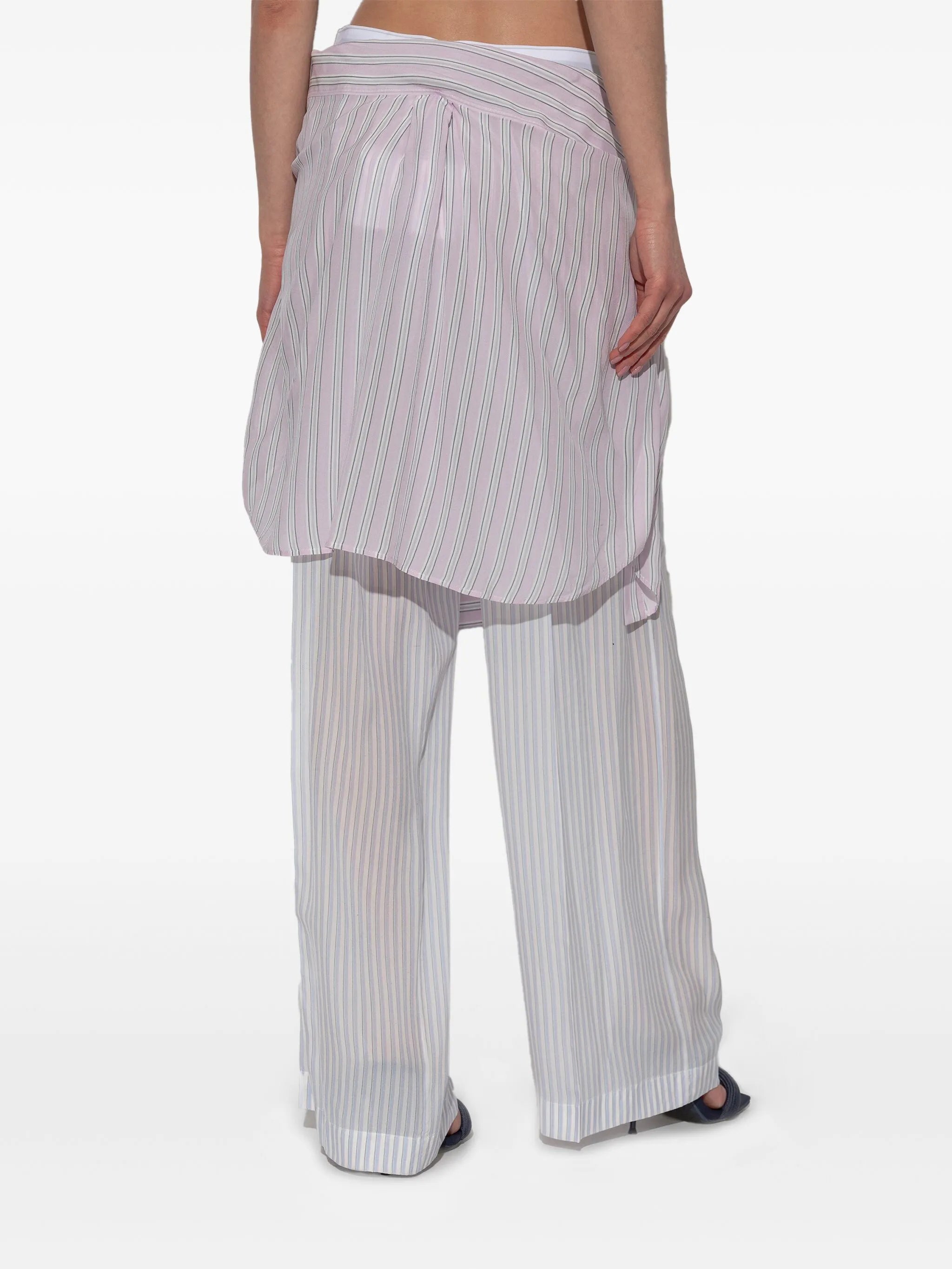 silk trousers