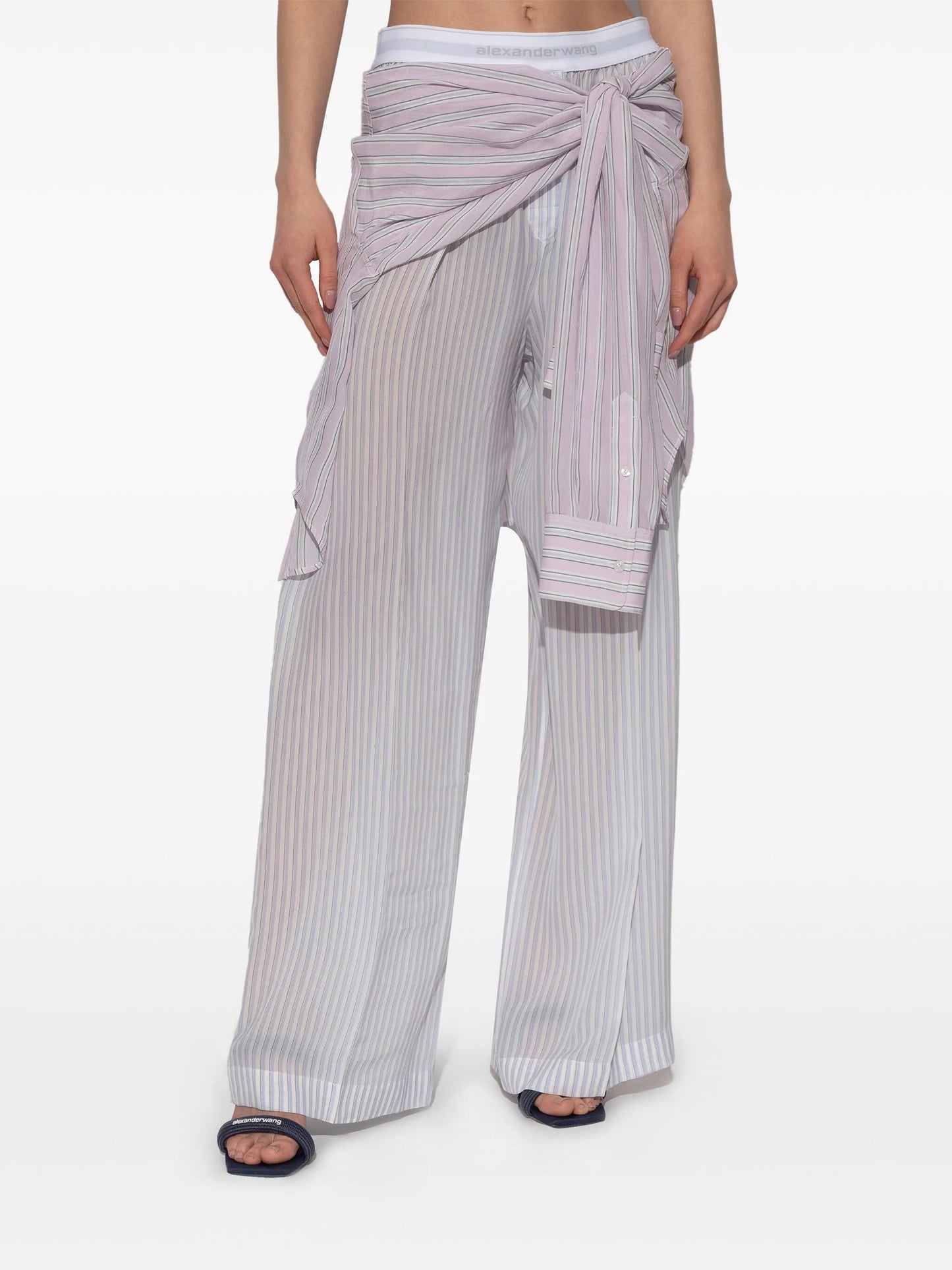 silk trousers