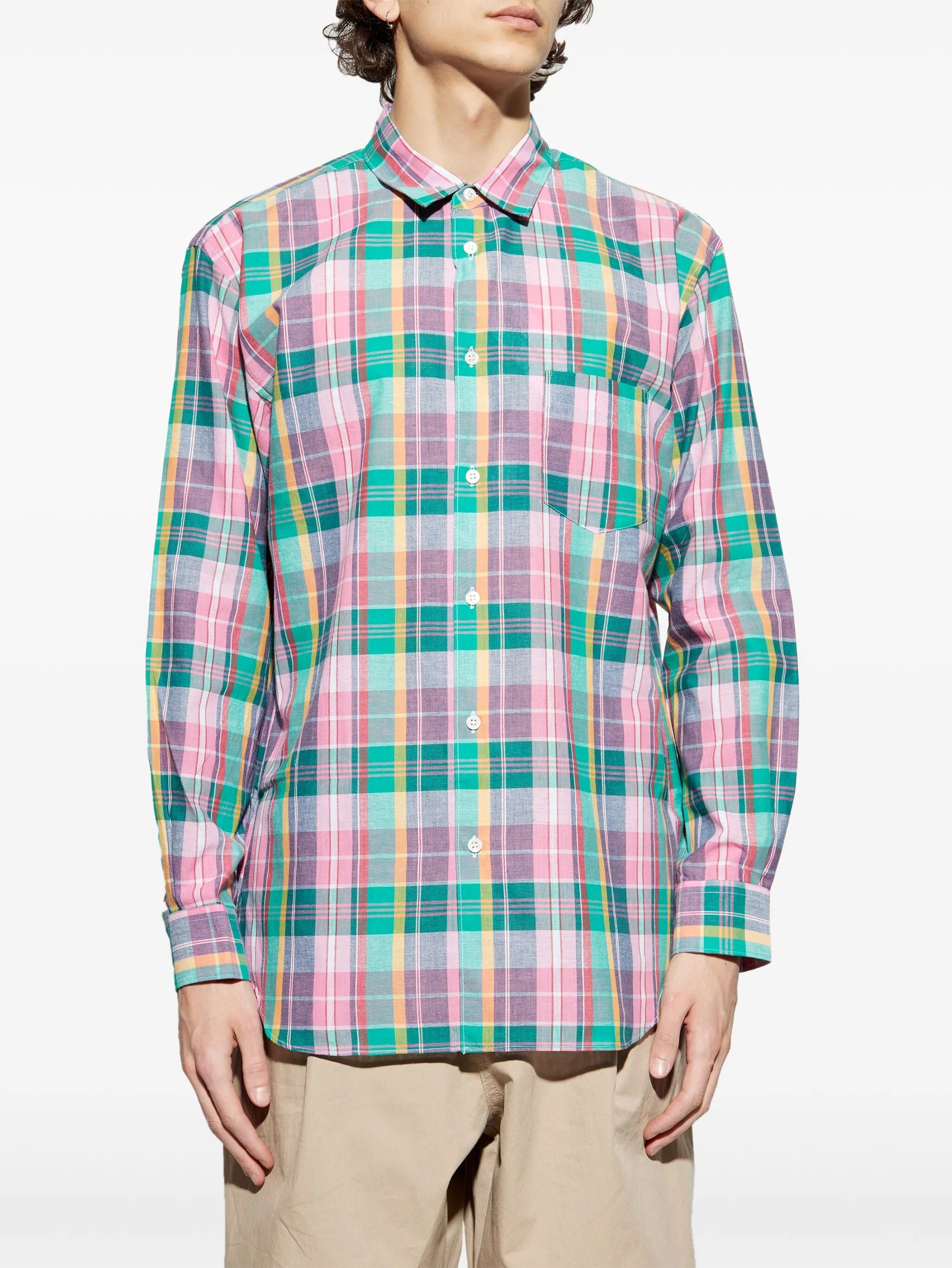 checked shirt