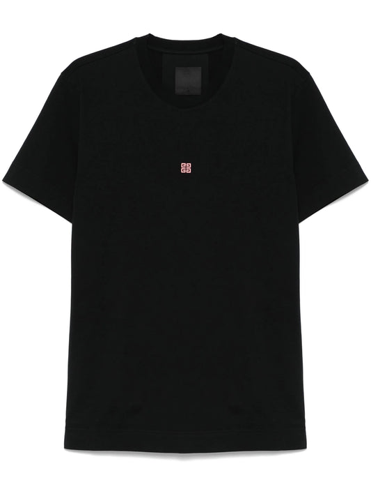 4G-embroidery cotton T-shirt