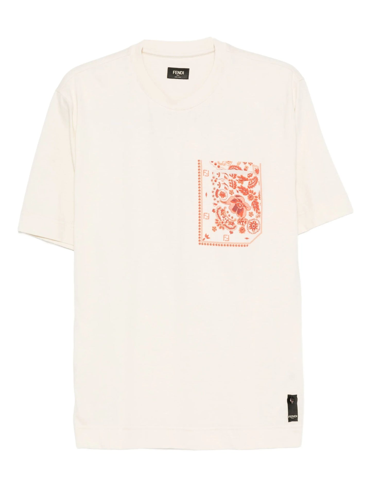 floral-print T-shirt