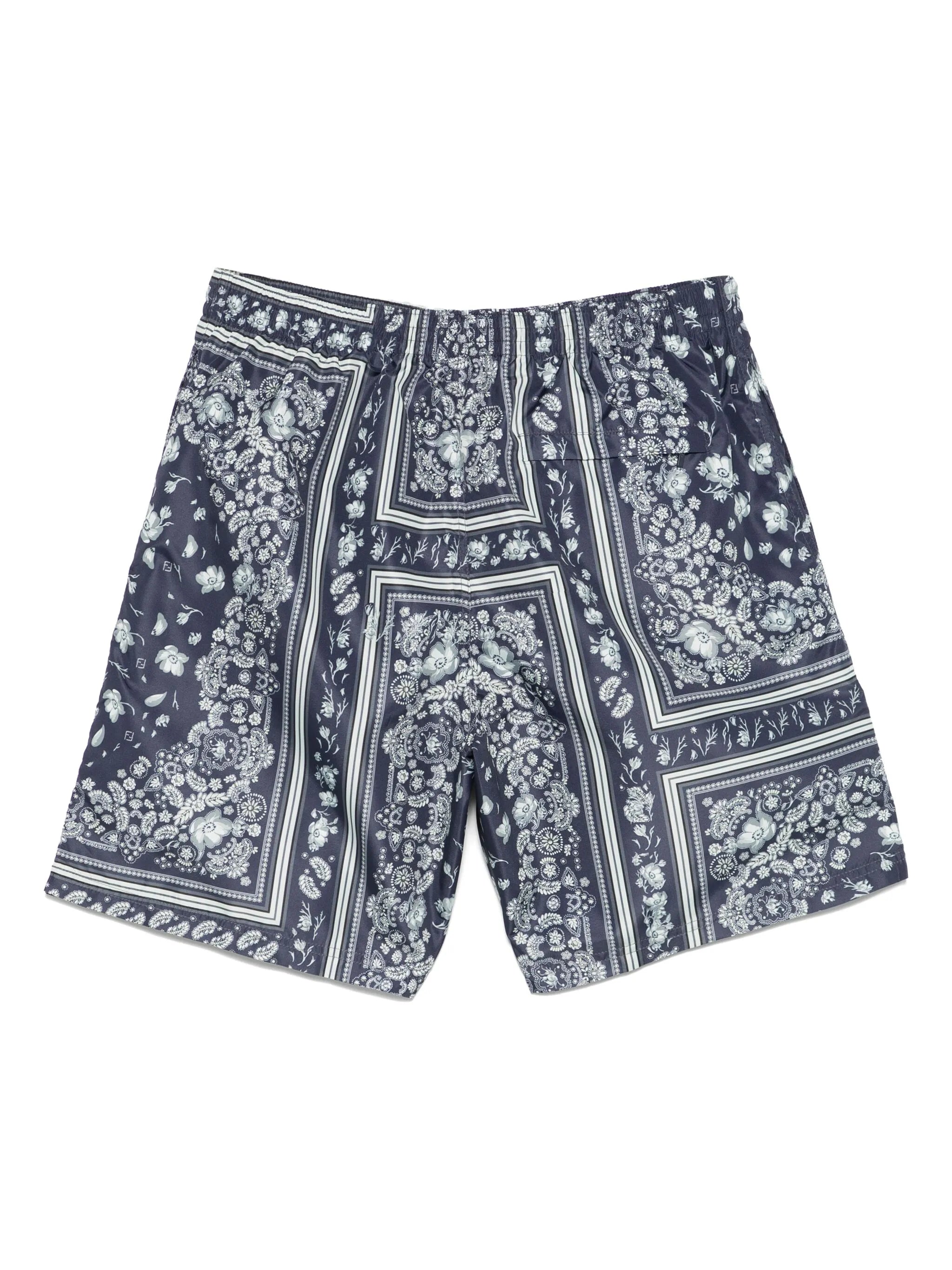 bandana-print swim shorts
