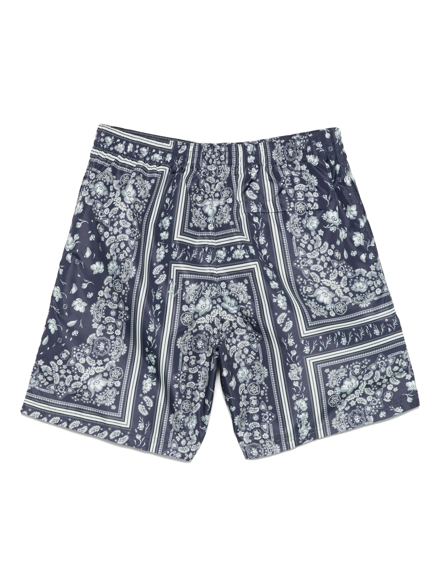 bandana-print swim shorts