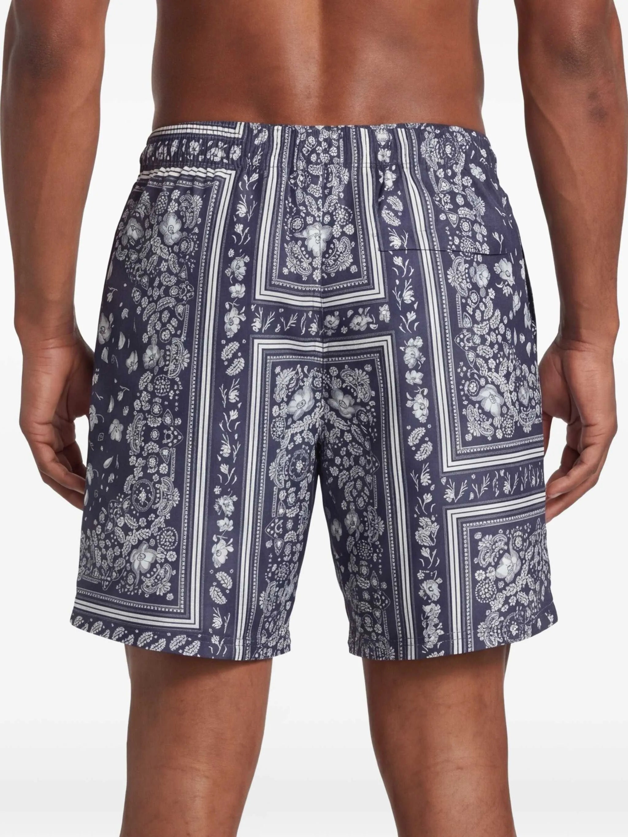 bandana-print swim shorts