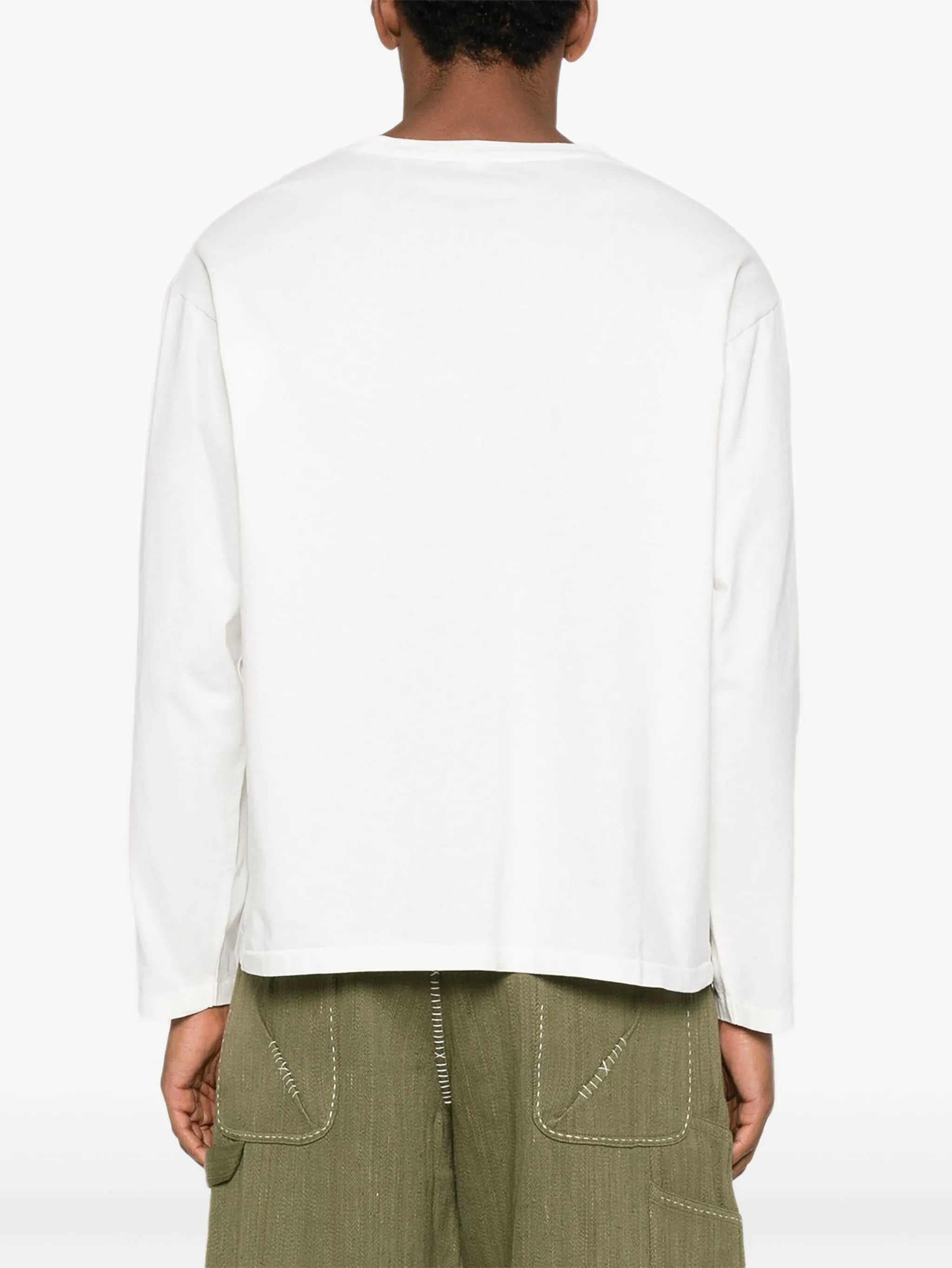 graphic-print long-sleeve T-shirt