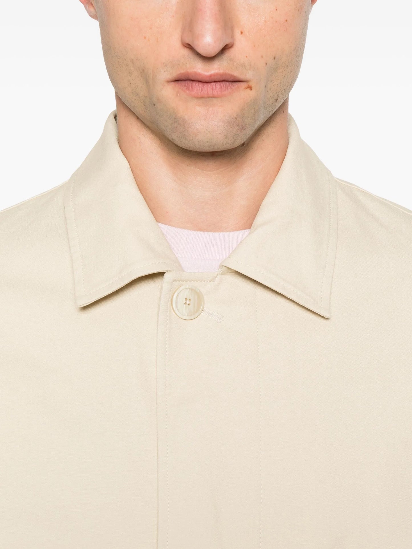 single-breasted coat