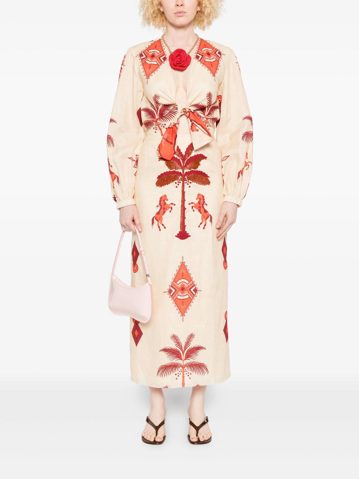 Across Paradise midi dress
