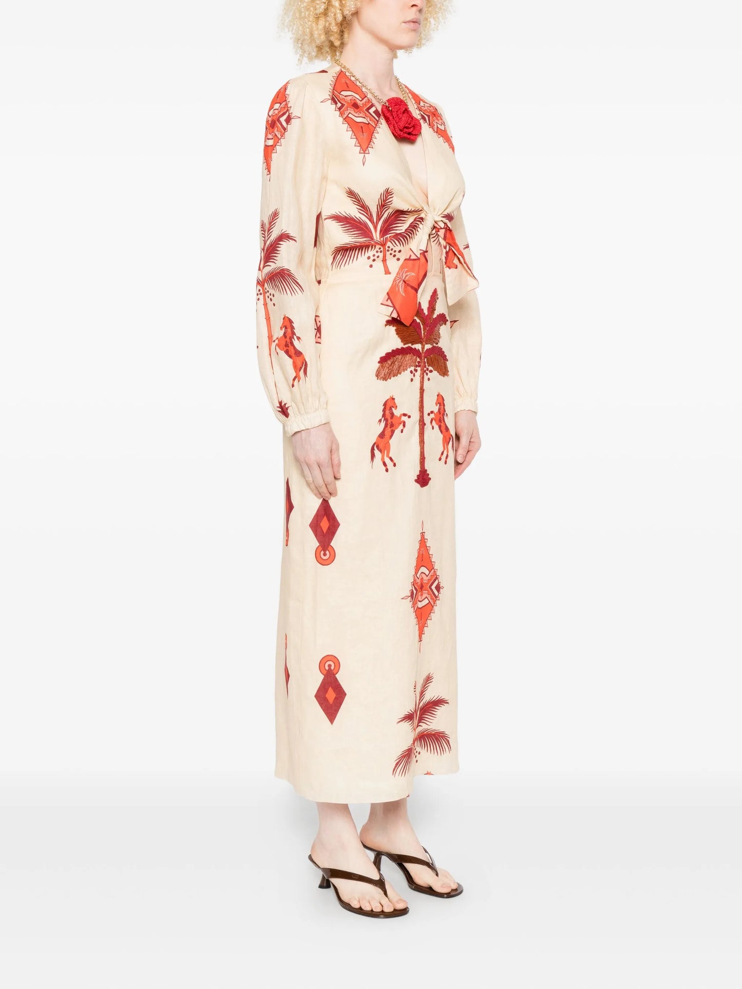 Across Paradise midi dress