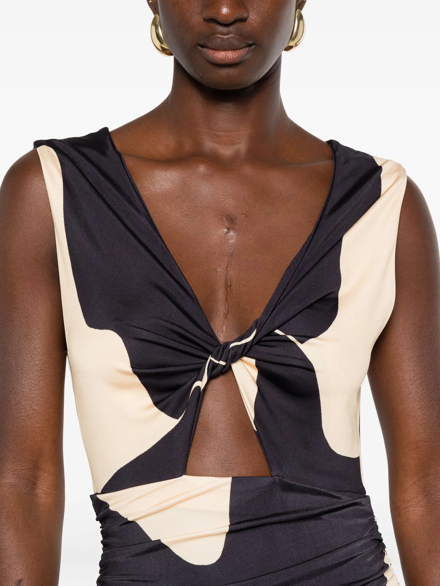 Horizonte Mistico midi dress