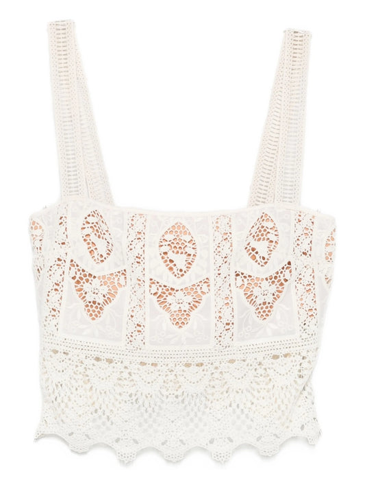 Casablanca cropped top