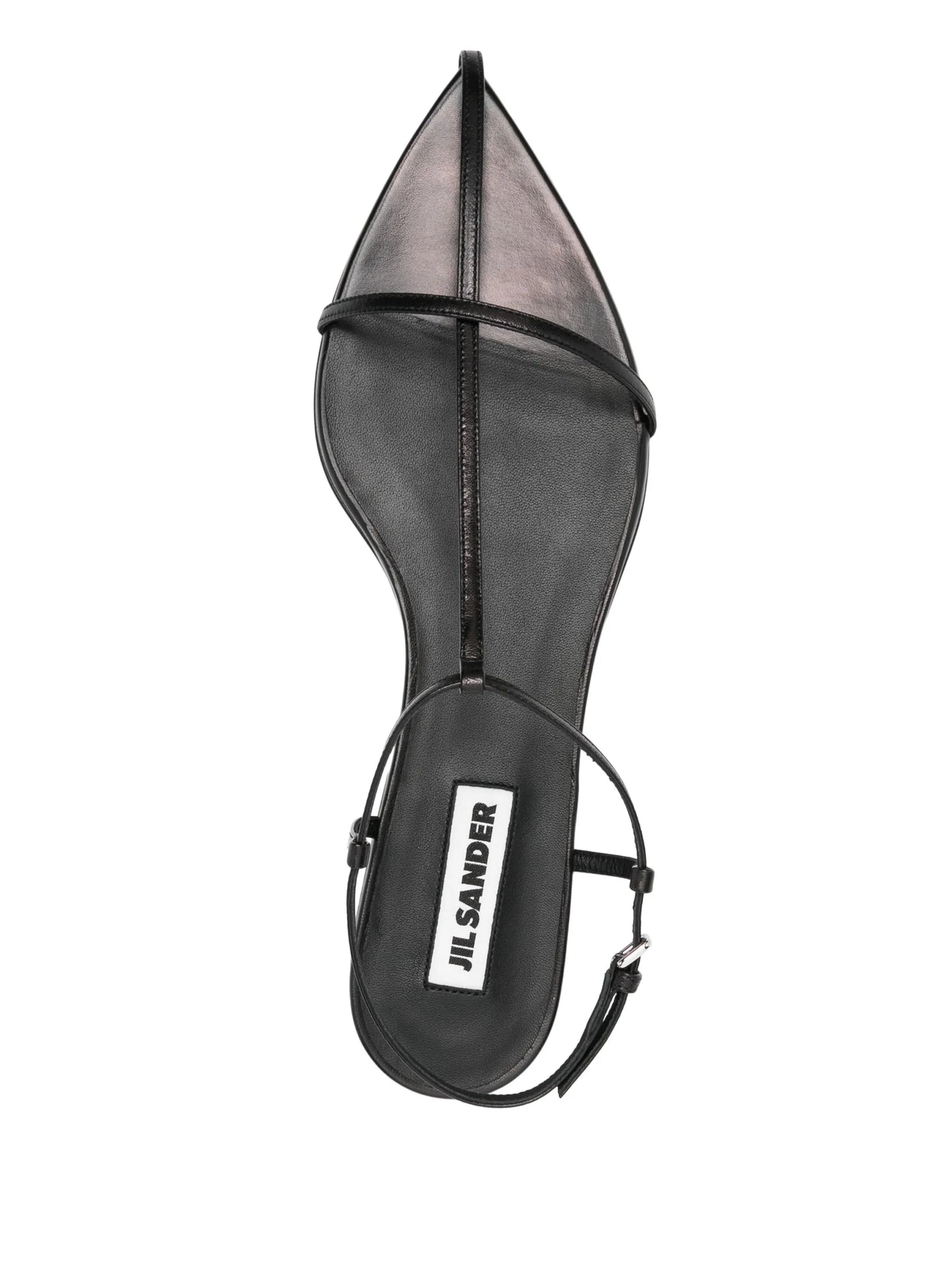leather flat sandals